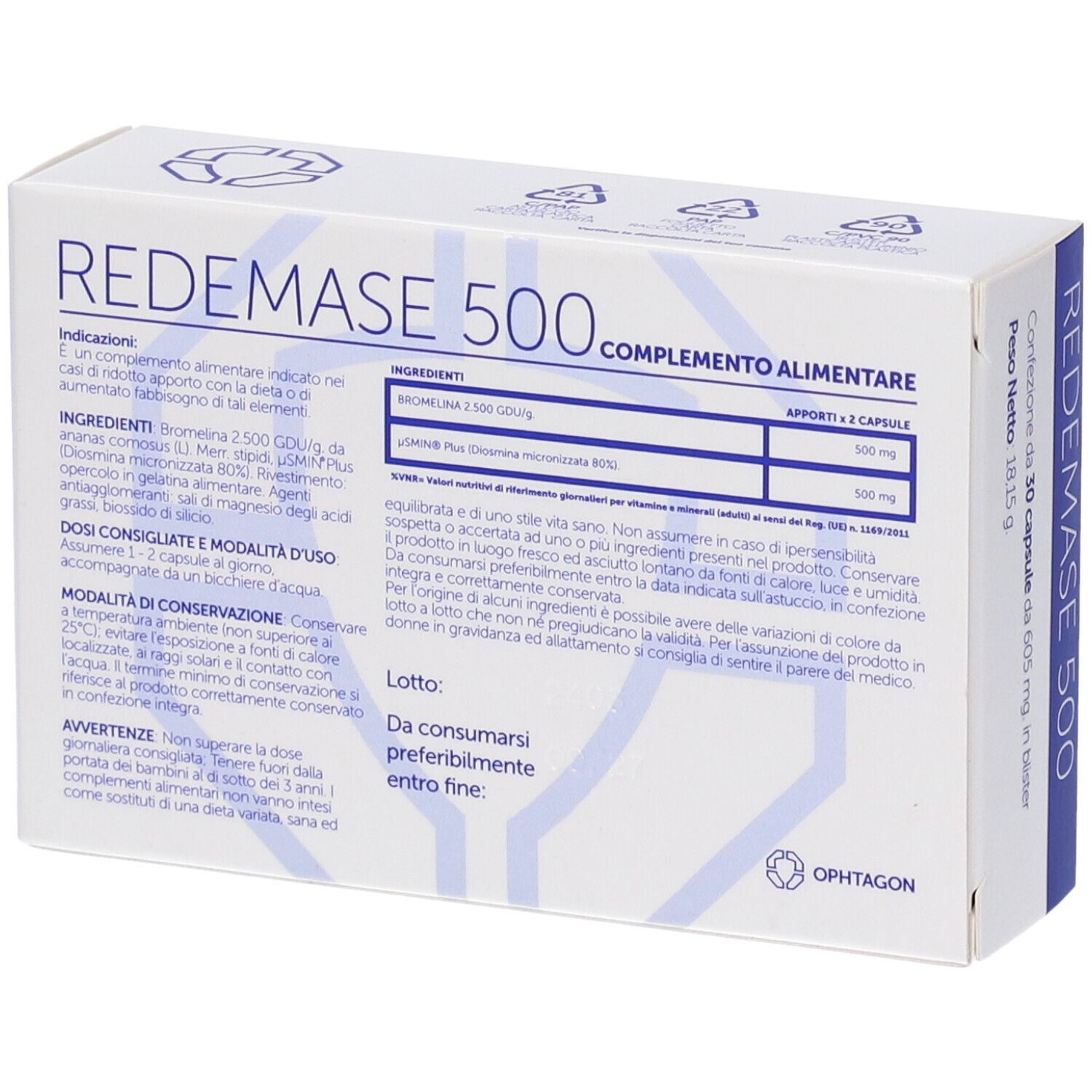 Redemase 500 30 Capsule