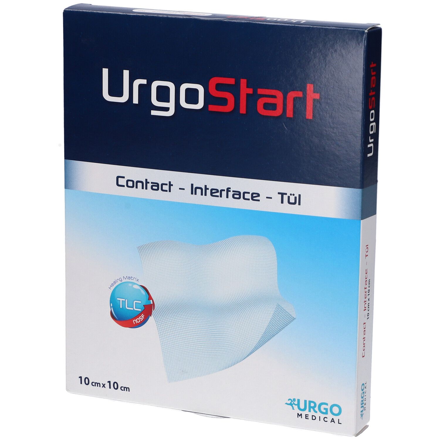 Medicazione Non Aderente Urgostart Contact 10X10 Cm 3 Pezzi