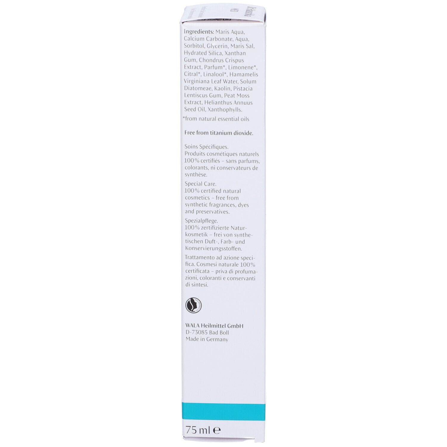 Dr Hauschka Dentifricio Sensitive Acqua Salina