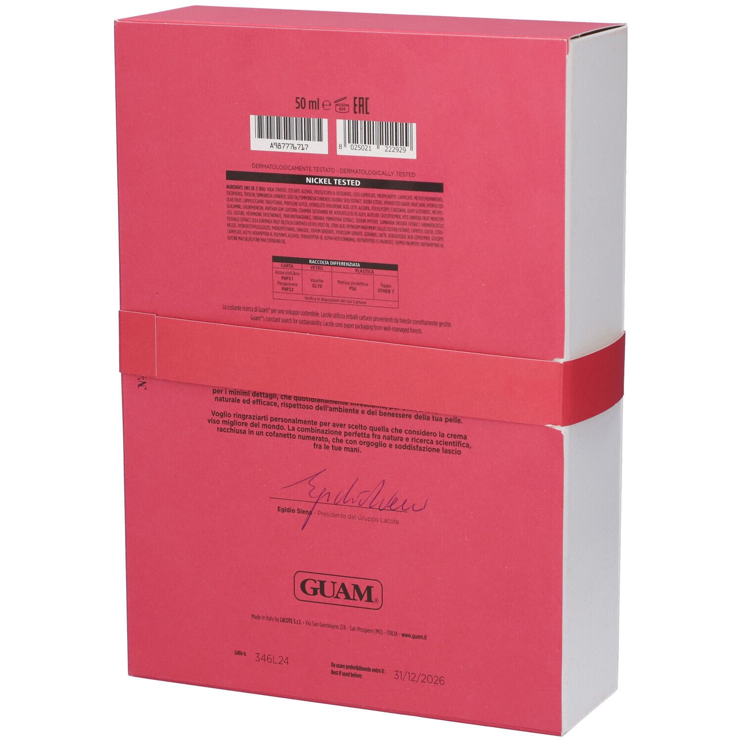 Guam Axantine Supreme La Creme Confezione Libro - risparmia il 10% con il codice: Guam10