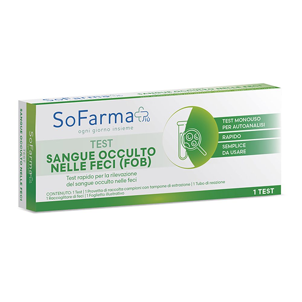 Sofarmapiu' Selftest Sangue Occulto Feci