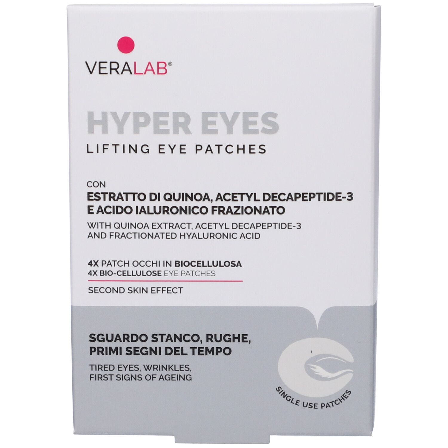 Veralab Hyper Eyes Lifting Eye Patches Kit 4 Pezzi