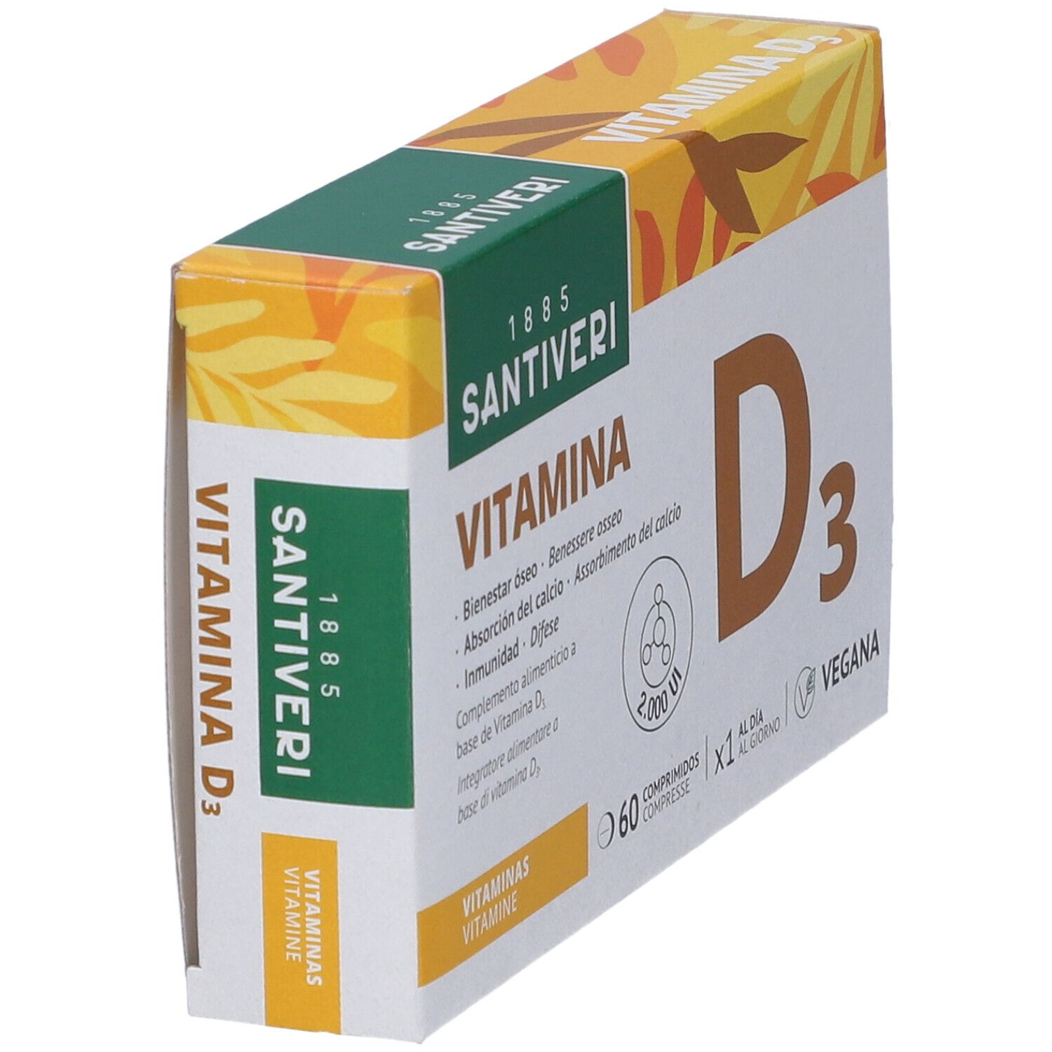 Vitamina D3 2000Ui Vegetale 60 Compresse