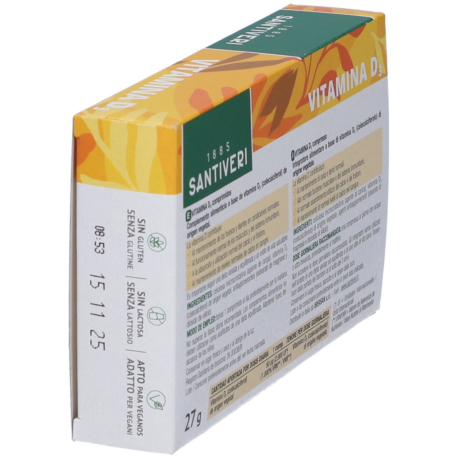 Vitamina D3 2000Ui Vegetale 60 Compresse