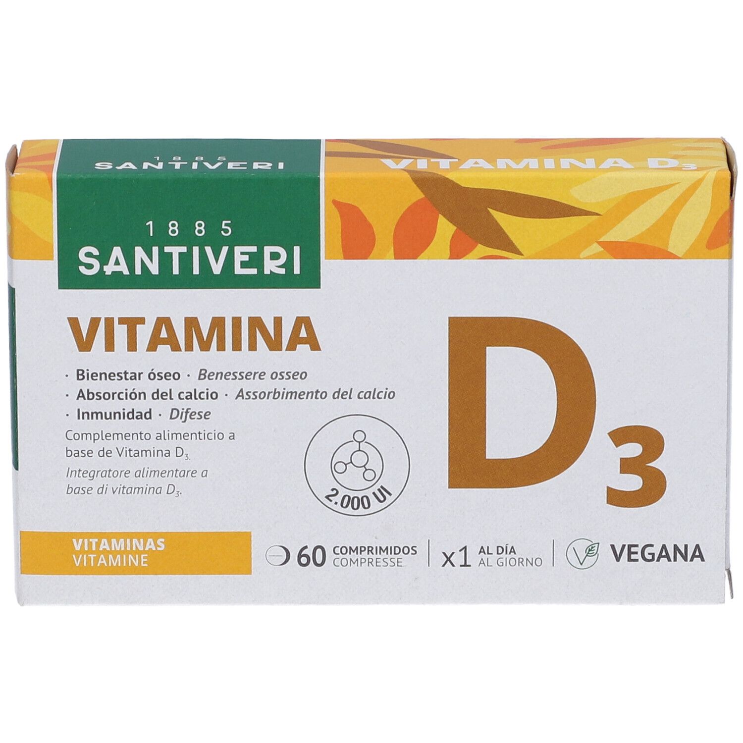 Vitamina D3 2000Ui Vegetale 60 Compresse