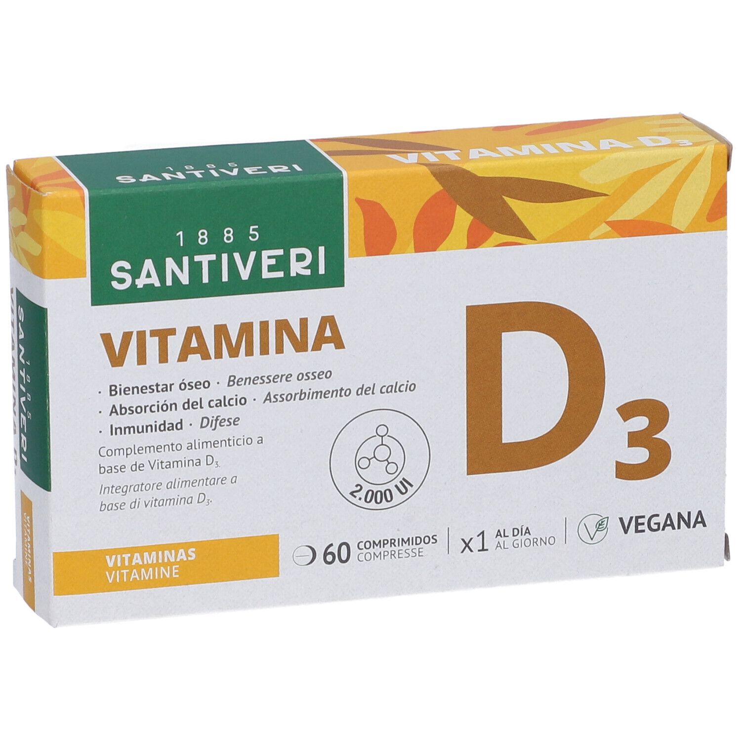Vitamina D3 2000Ui Vegetale 60 Compresse