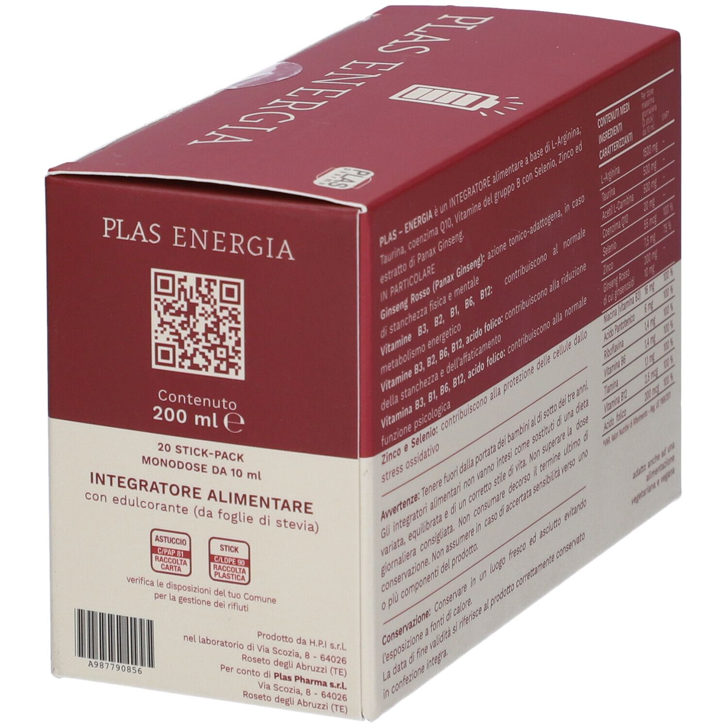 Plas Energia 20 Stick Pack