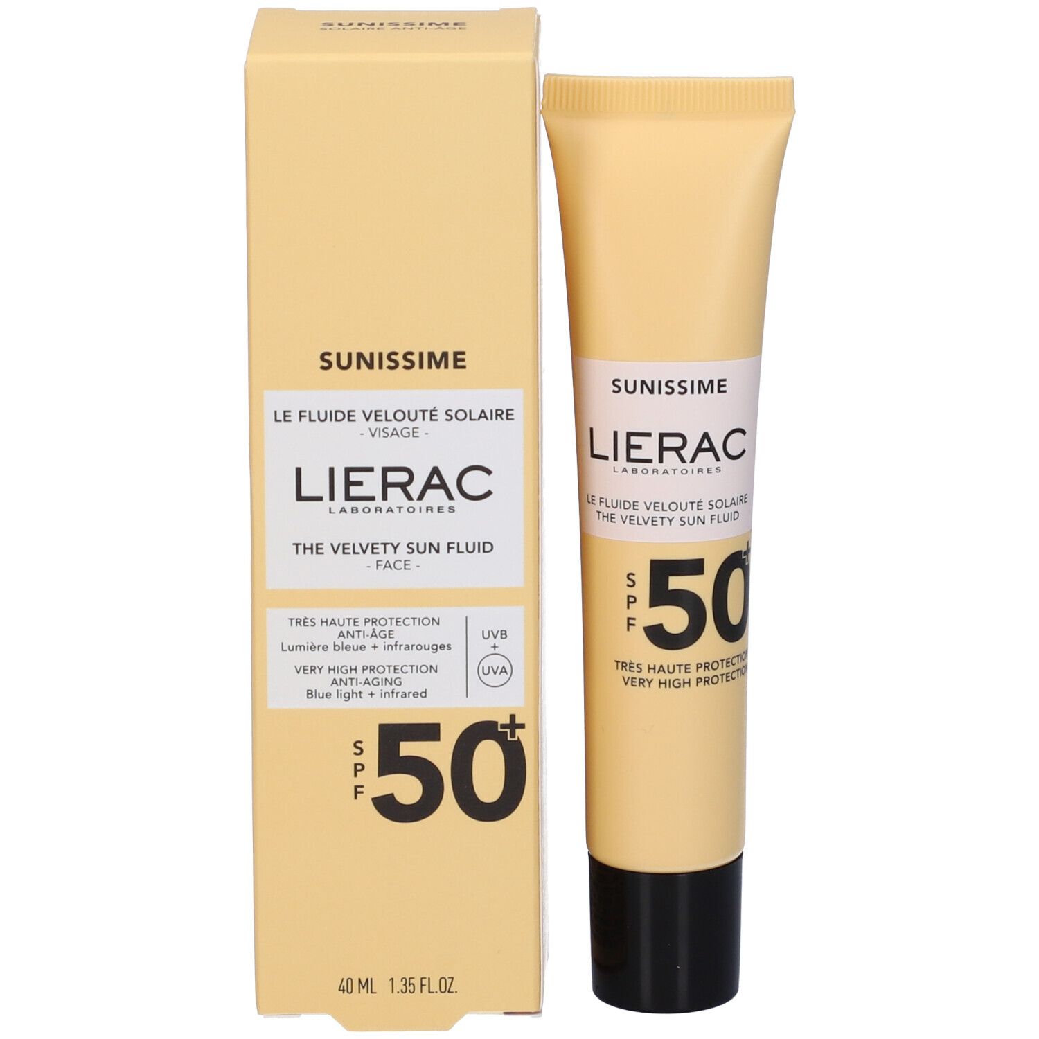 Lierac Sunissime Il Fluido Solare Vellutato Viso SPF50