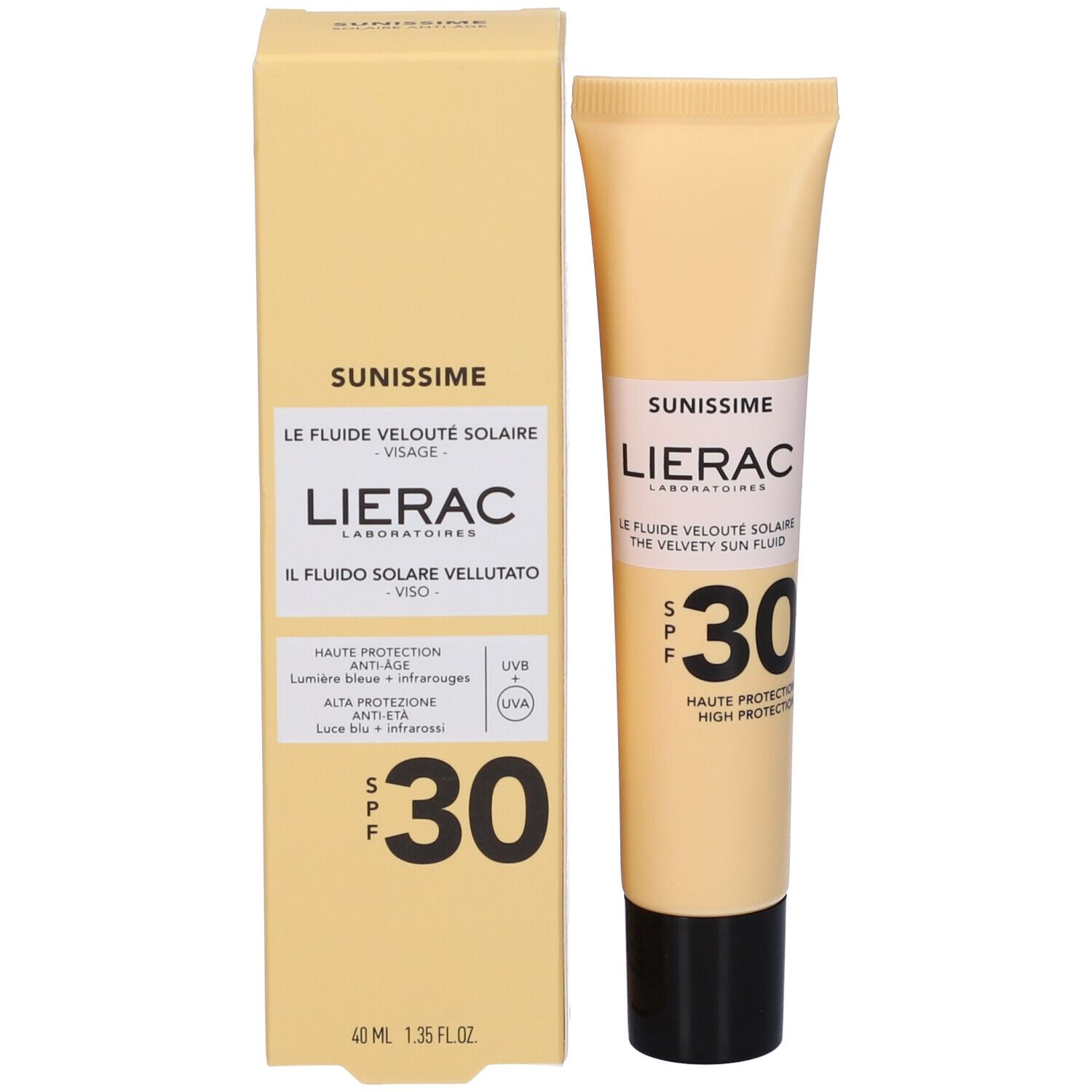 Lierac Sunissime Il Fluido Solare Vellutato Viso SPF30