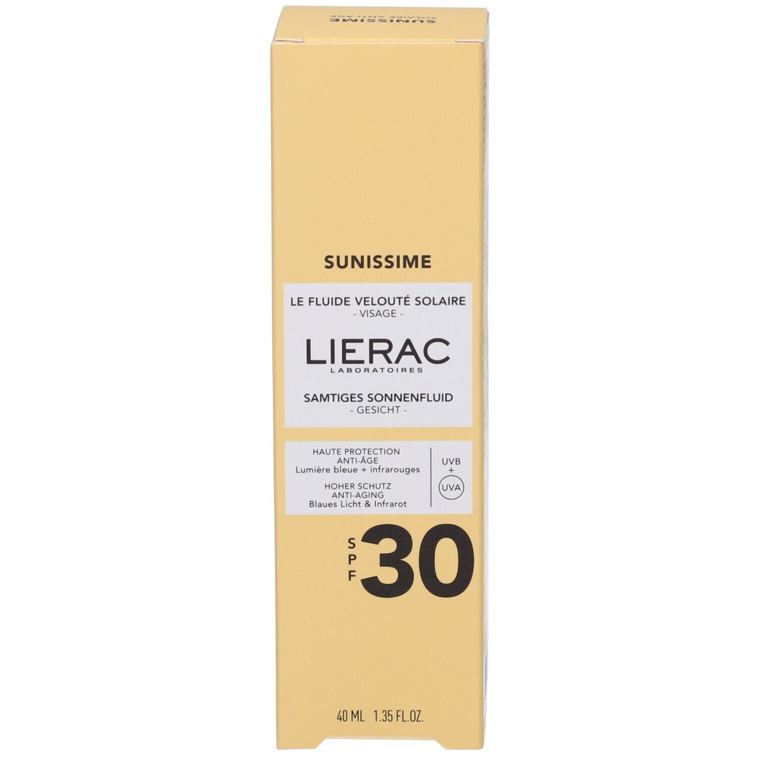 Lierac Sunissime Il Fluido Solare Vellutato Viso SPF30