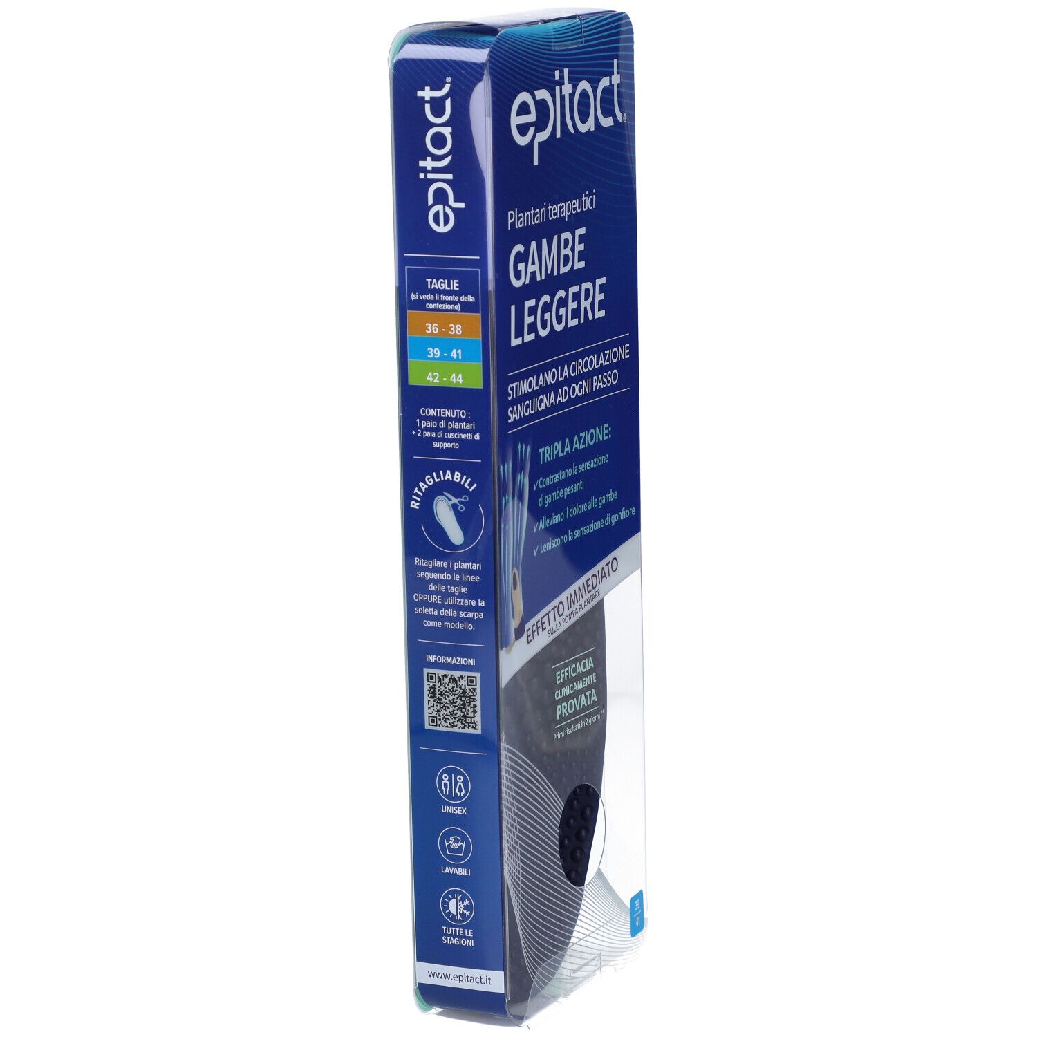 Epitact Plantare Terapeutico Gambe Leggere 39/41 1 Paio