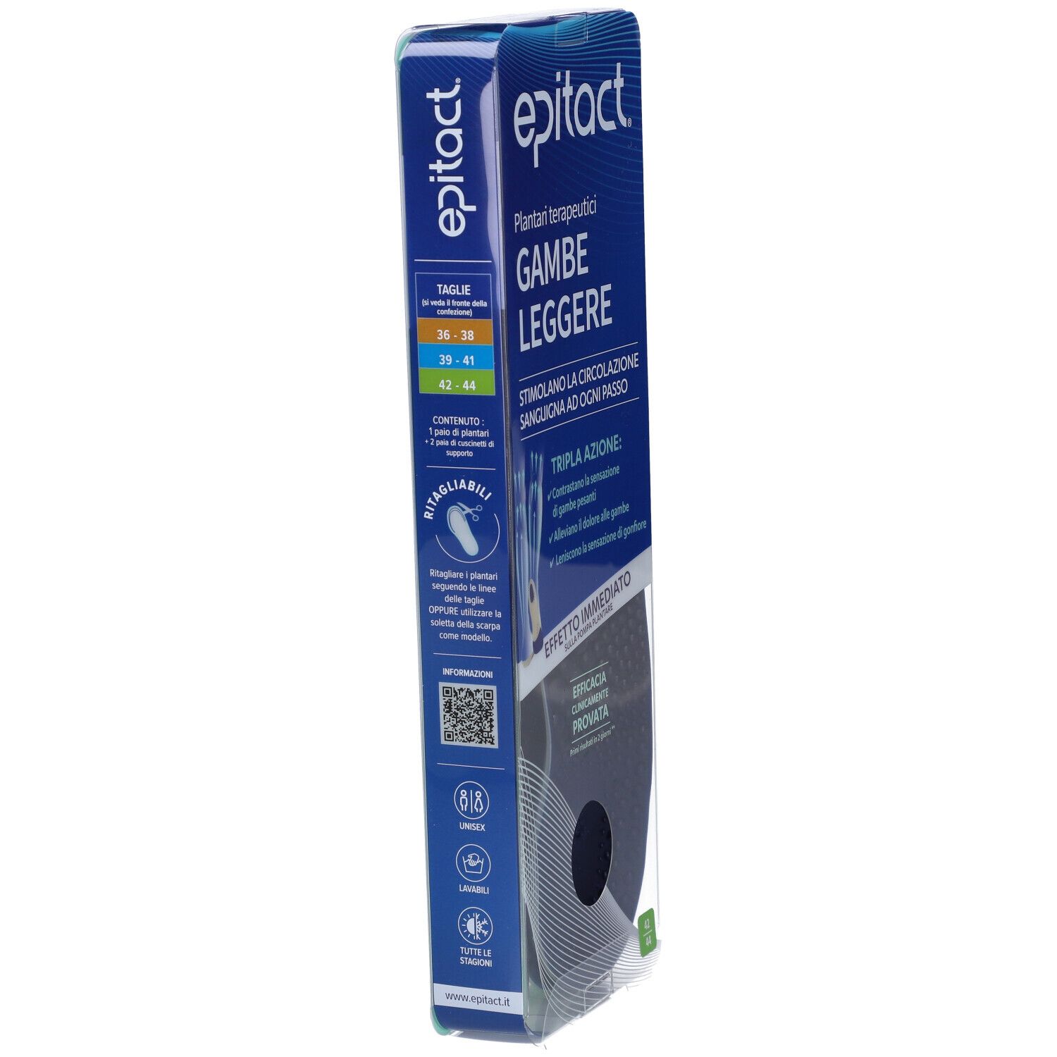 Epitact Plantare Terapeutico Gambe Leggere 42/44 1 Paio