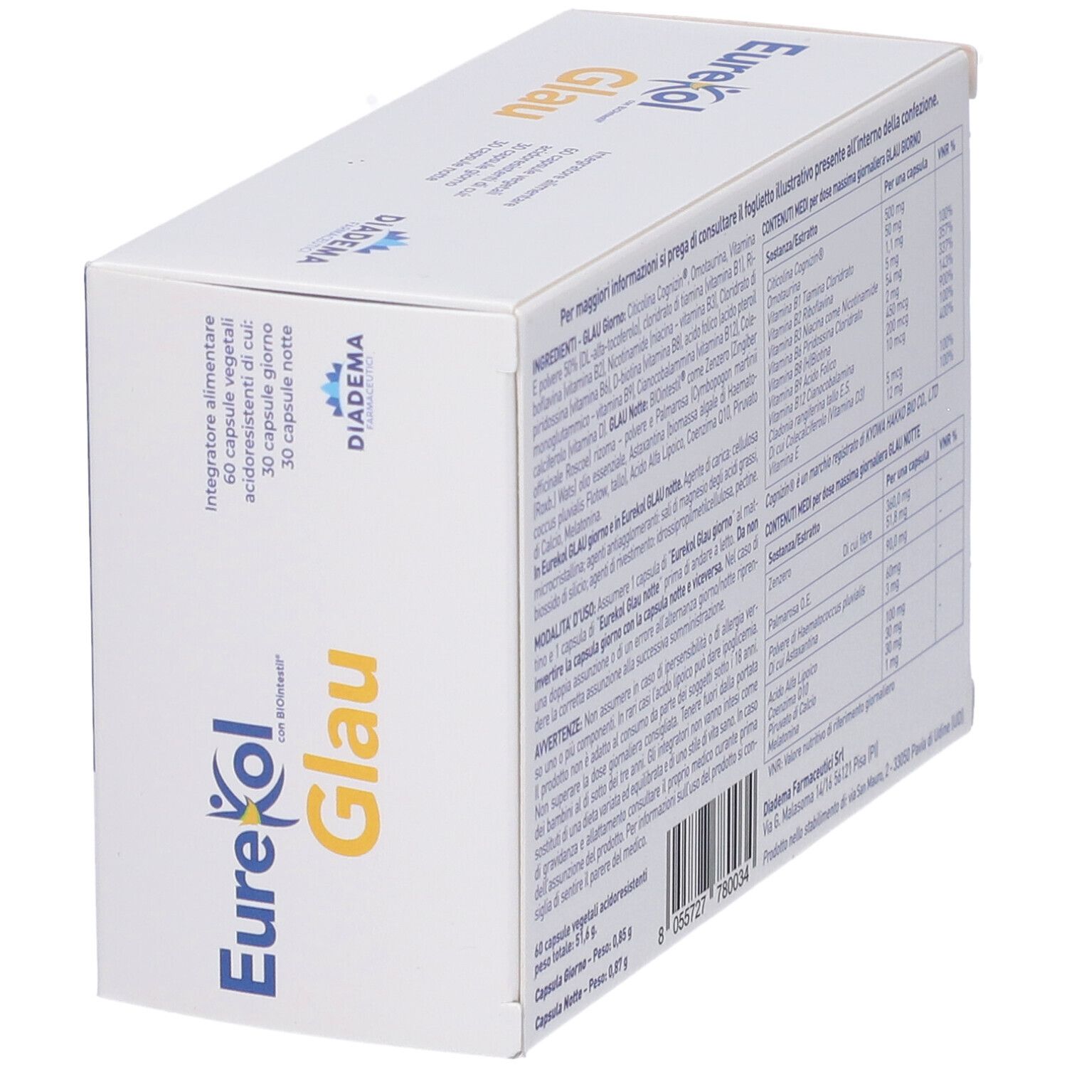 Eurekol Glau 60 Capsule Vegetali Acidoresistenti