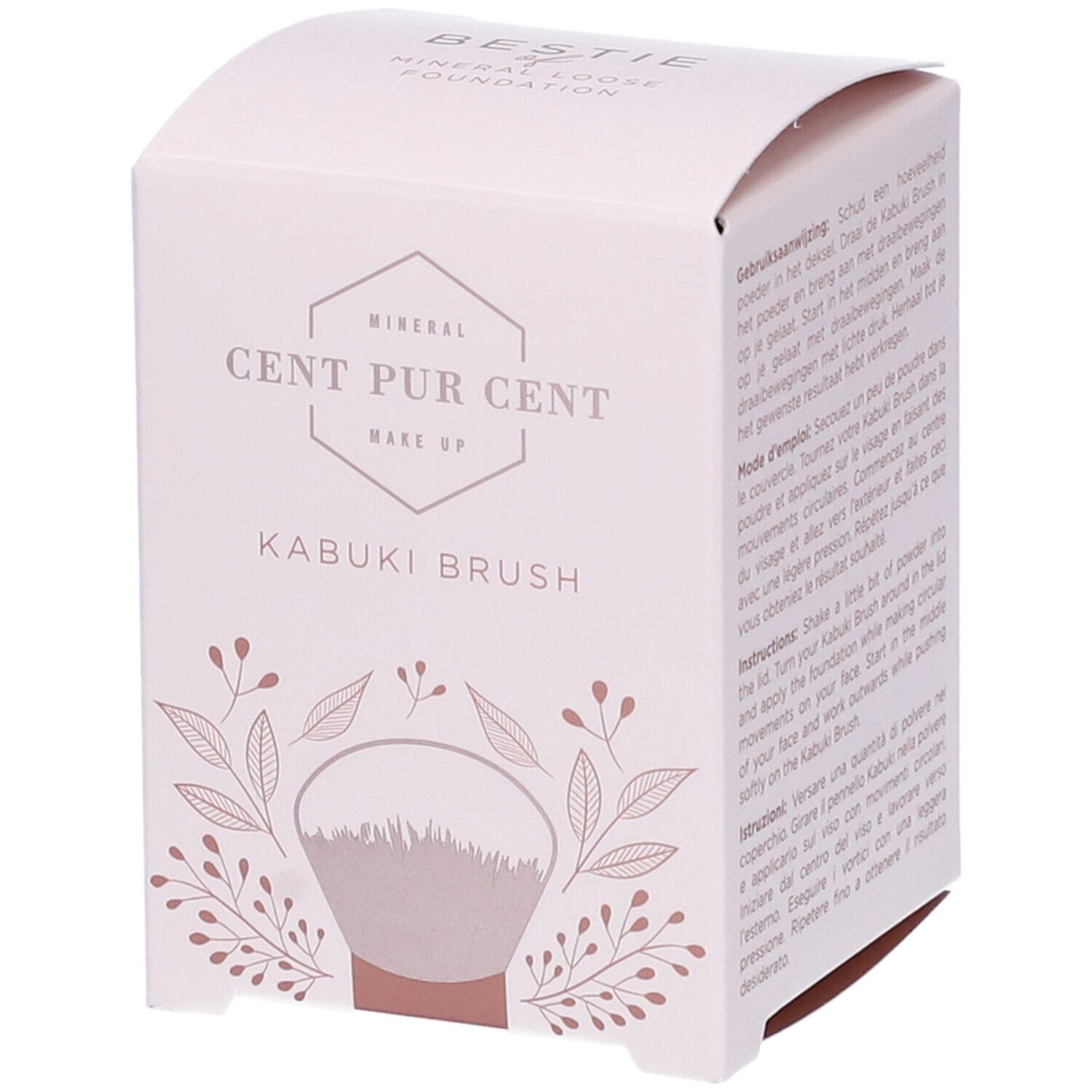 Cent Pur Cent Kabuki Brush Pennello per Fondotinta