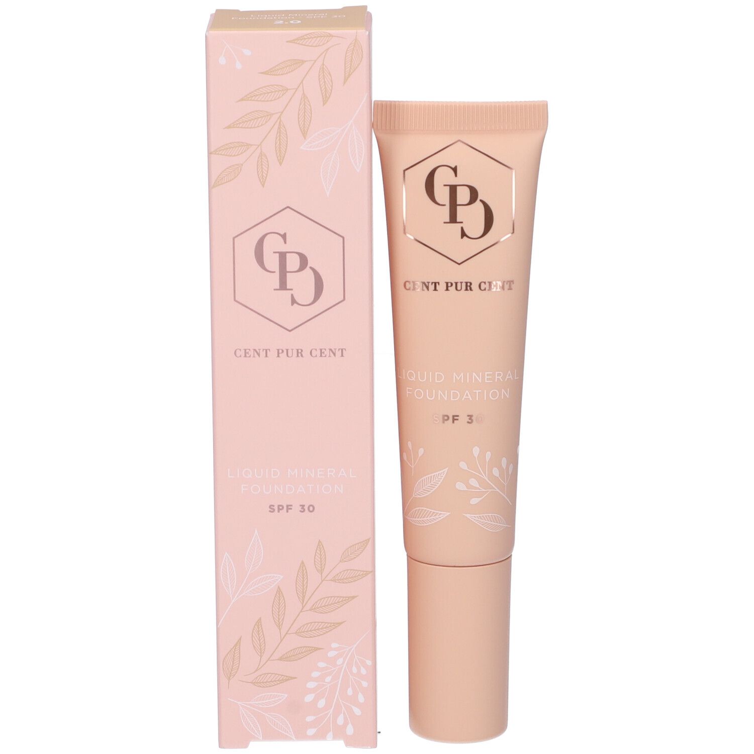 Cent Pur Cent Liquid Mineral Foundation Fondotinta SPF30