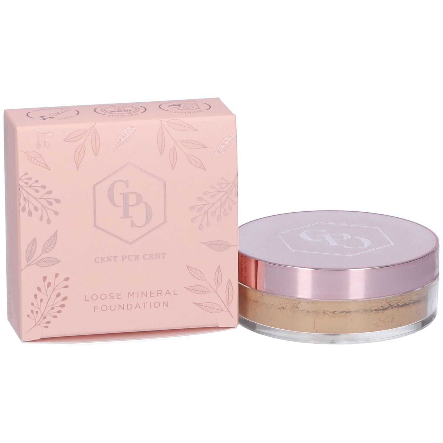 Cent Pur Cent Medium Loose Mineral Foundation Fondotinta Tonalità 4,5