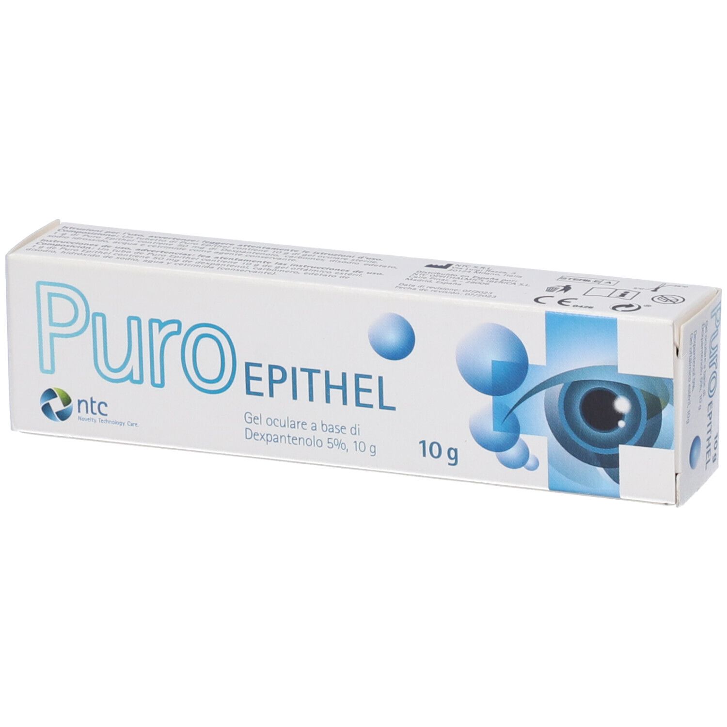 Gel Oftalmico Con Dexpantenol 5% Puro Epithel 10 G