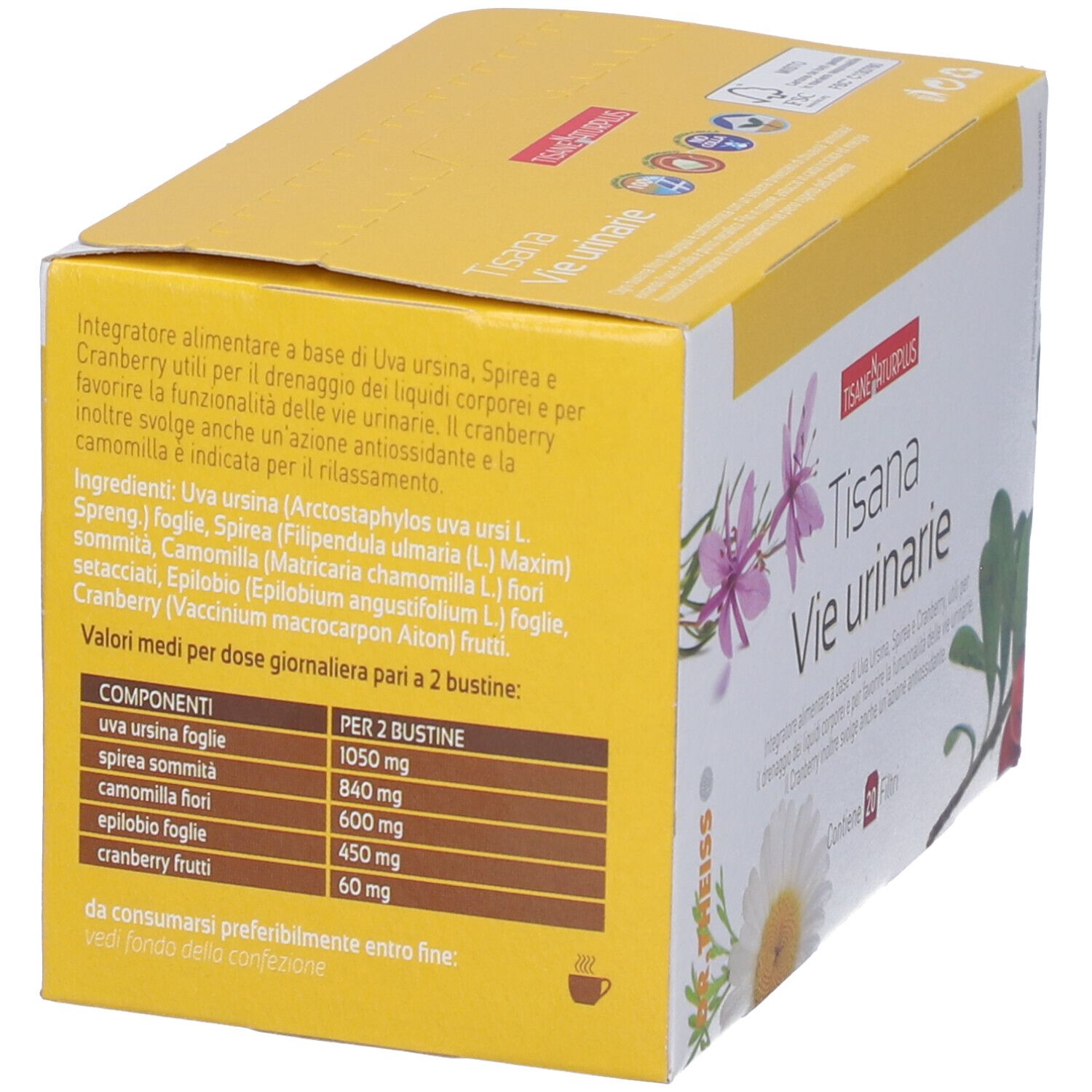 Naturplus Tisana Vie Urinarie