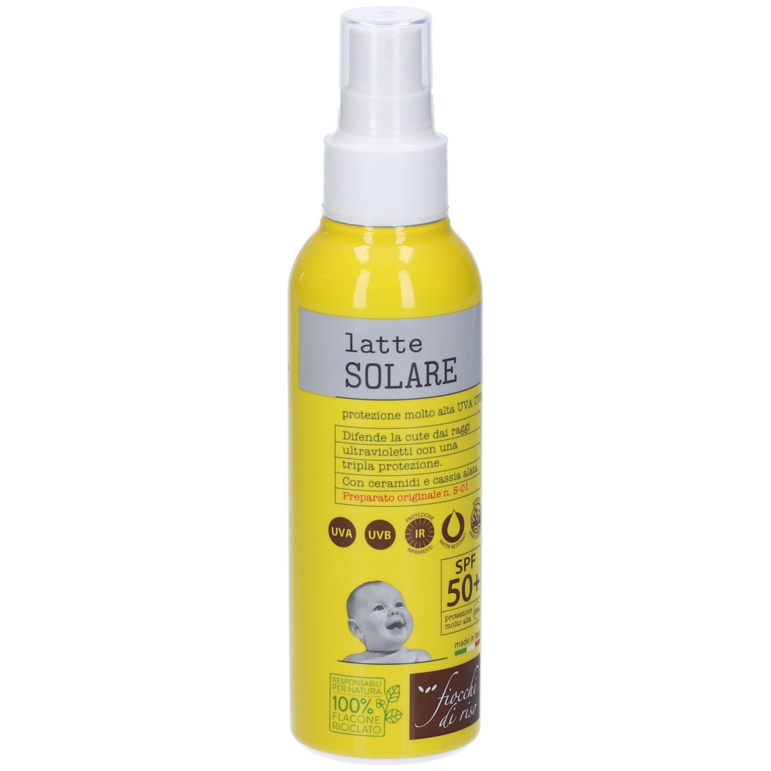 Fiocchi Di Riso Latte Solare Bimbi 50+ Spray 140 Ml