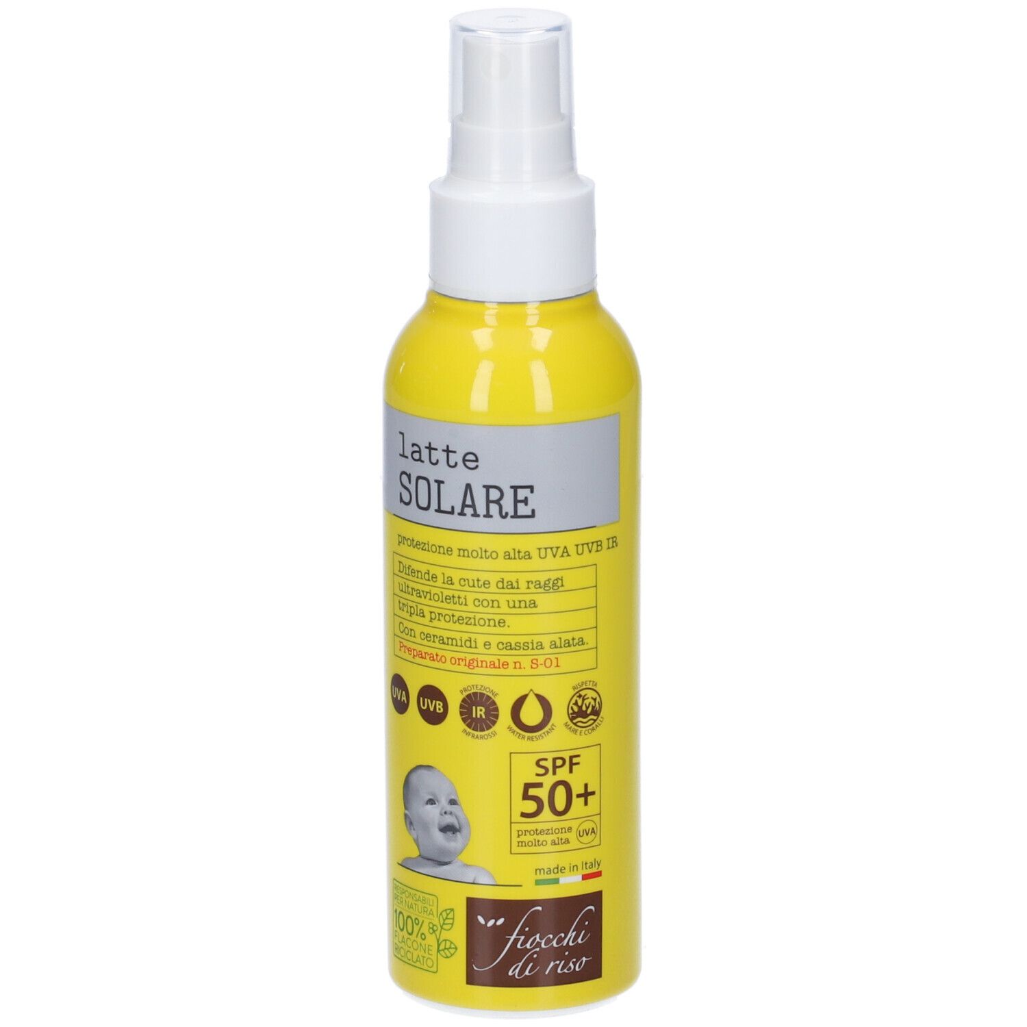 Fiocchi Di Riso Latte Solare Bimbi 50+ Spray 140 Ml