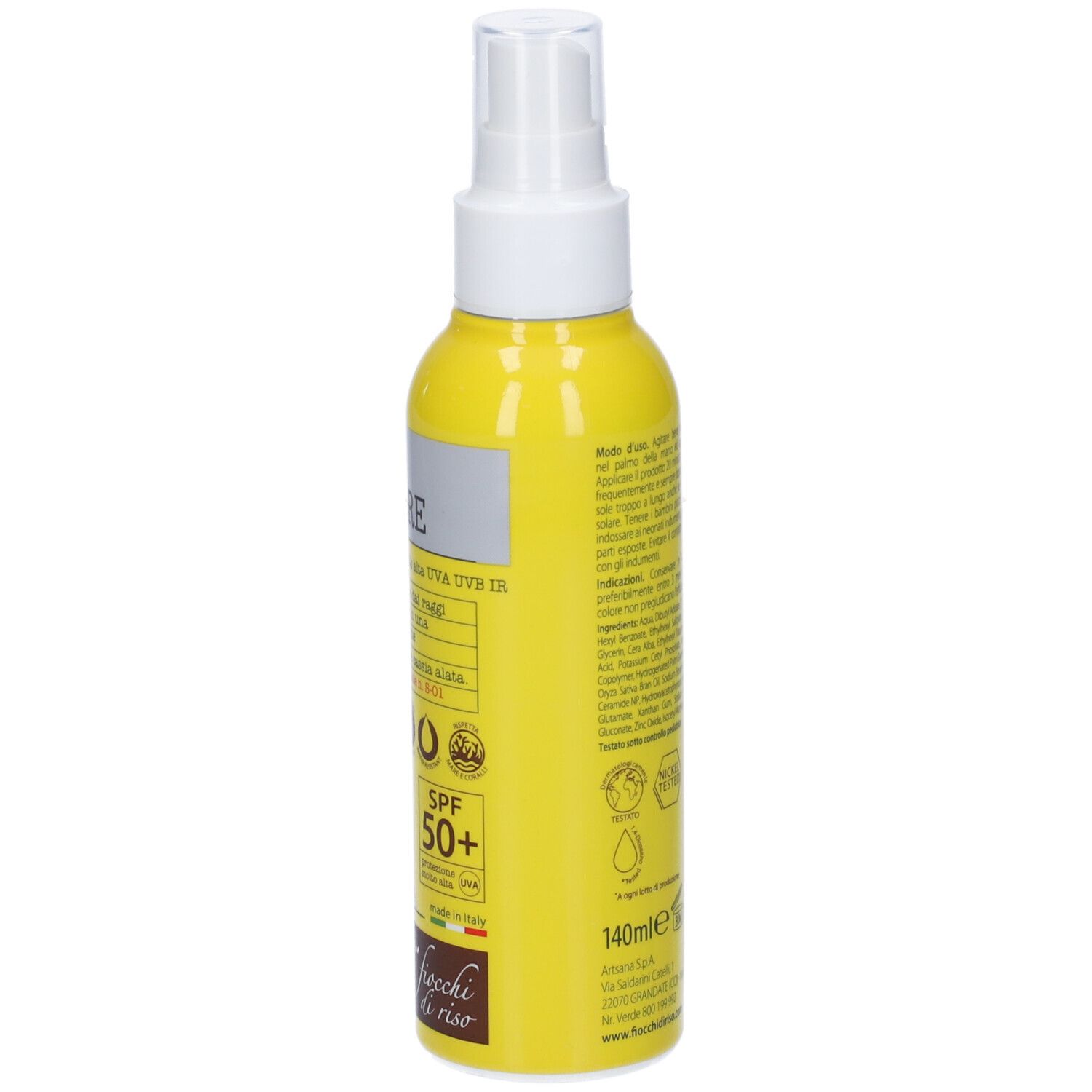 Fiocchi Di Riso Latte Solare Bimbi 50+ Spray 140 Ml