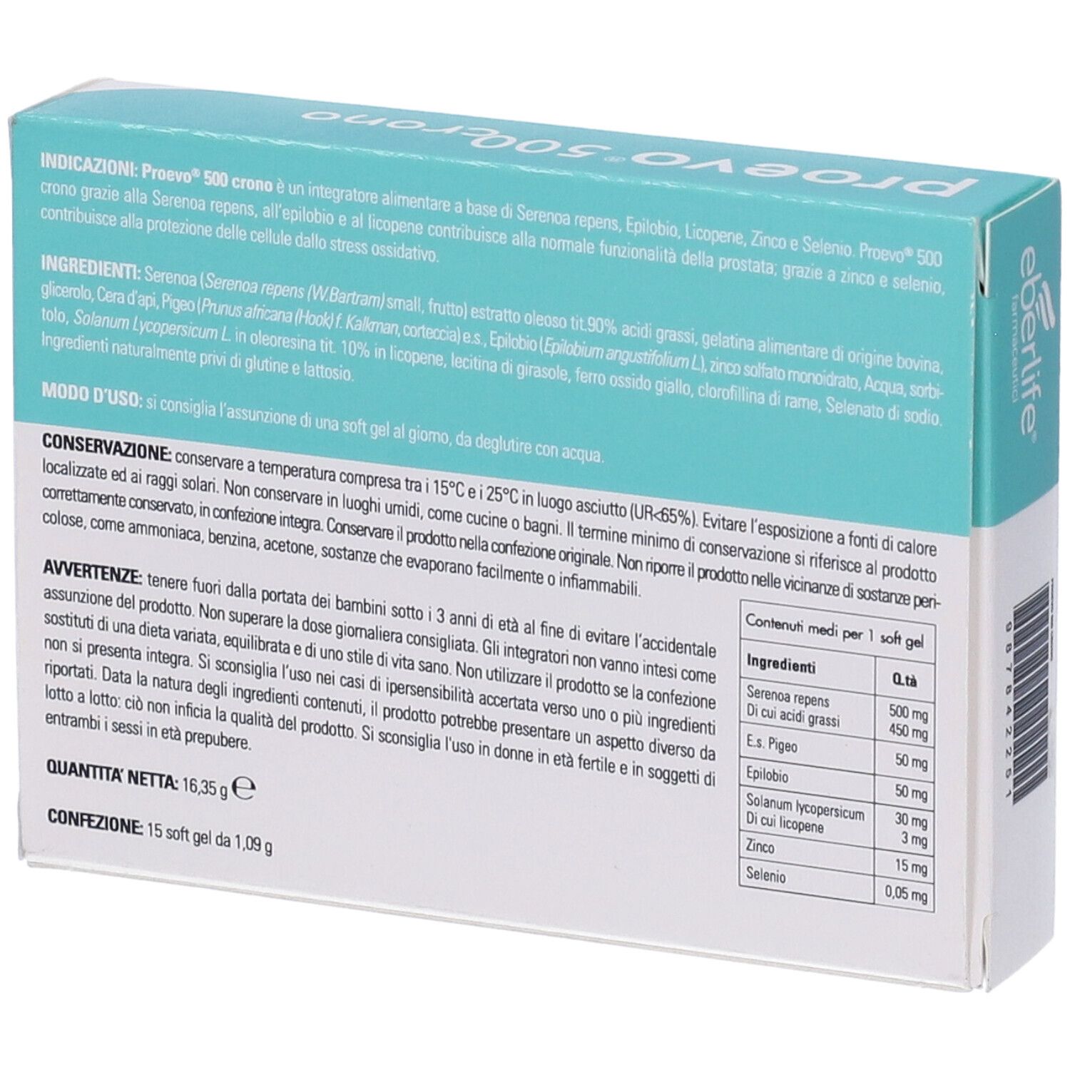 Proevo 500 Crono 15 Capsule