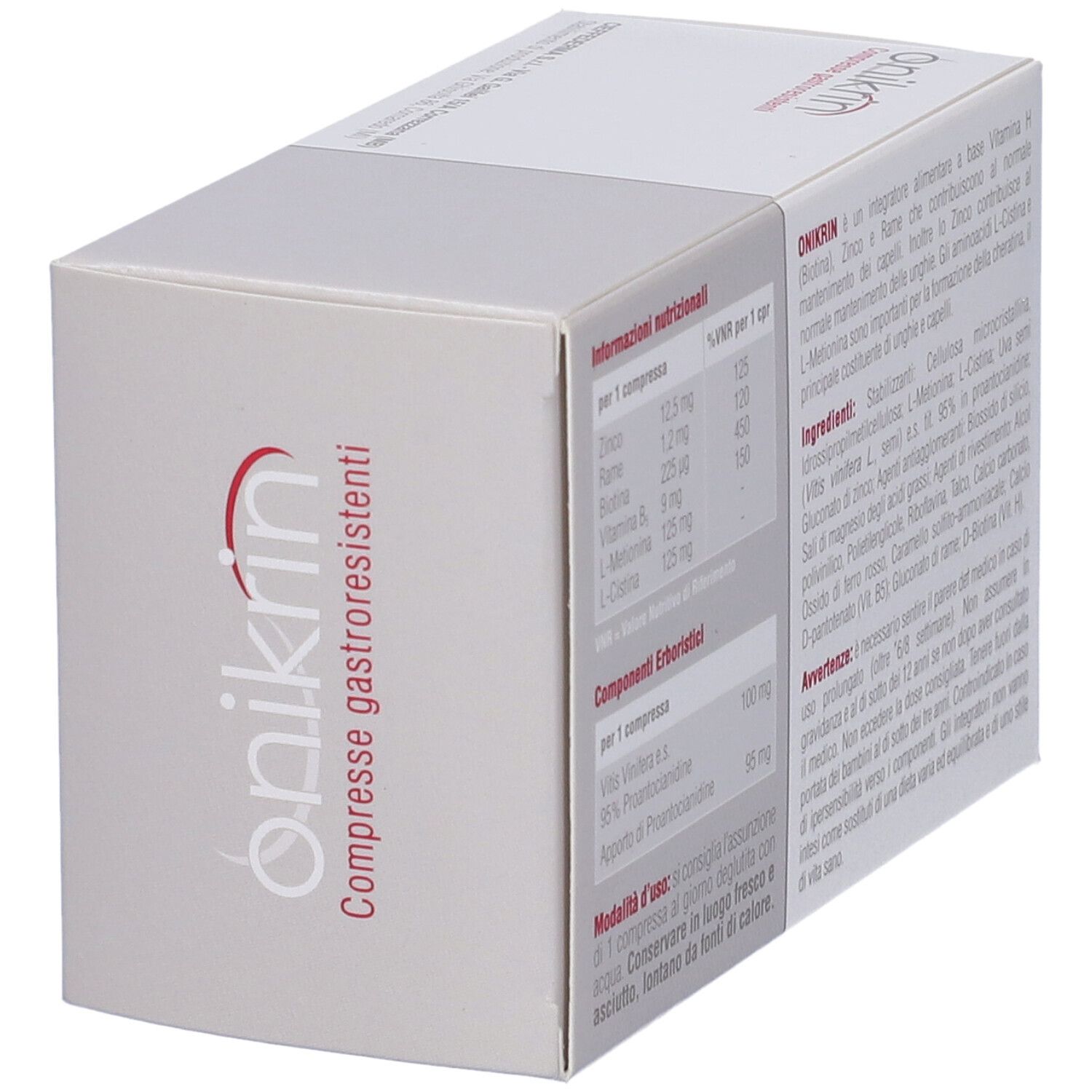 Onikrin 90 Compresse