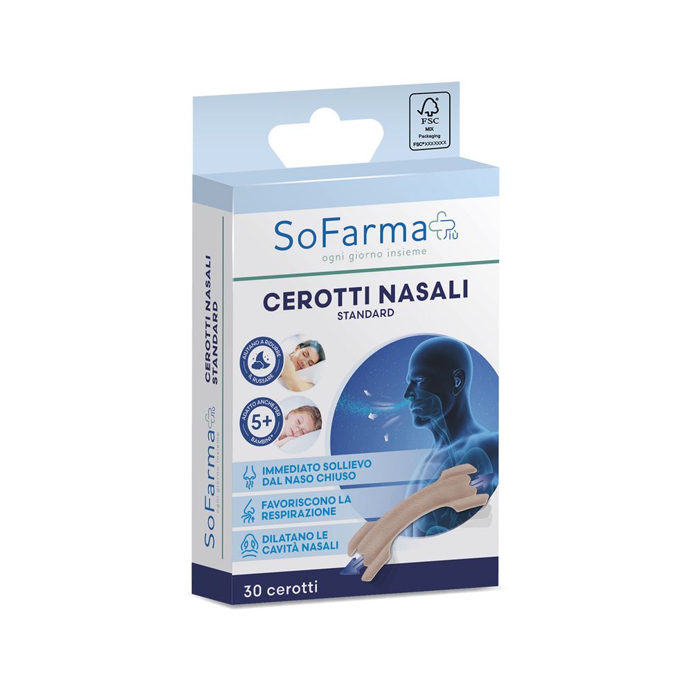 Sofarmapiu' Cerotto Nasale Classico 30Pz