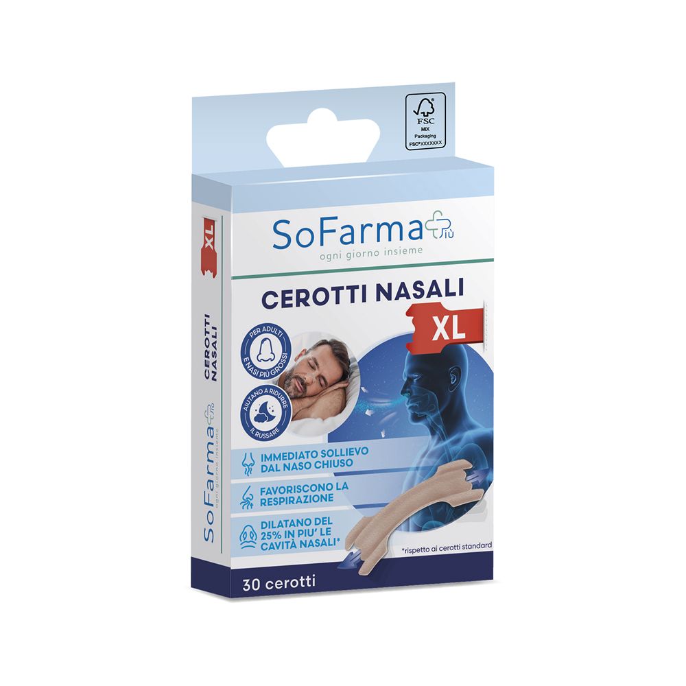 Sofarmapiu' Cerotto Nasale Xl 30Pz