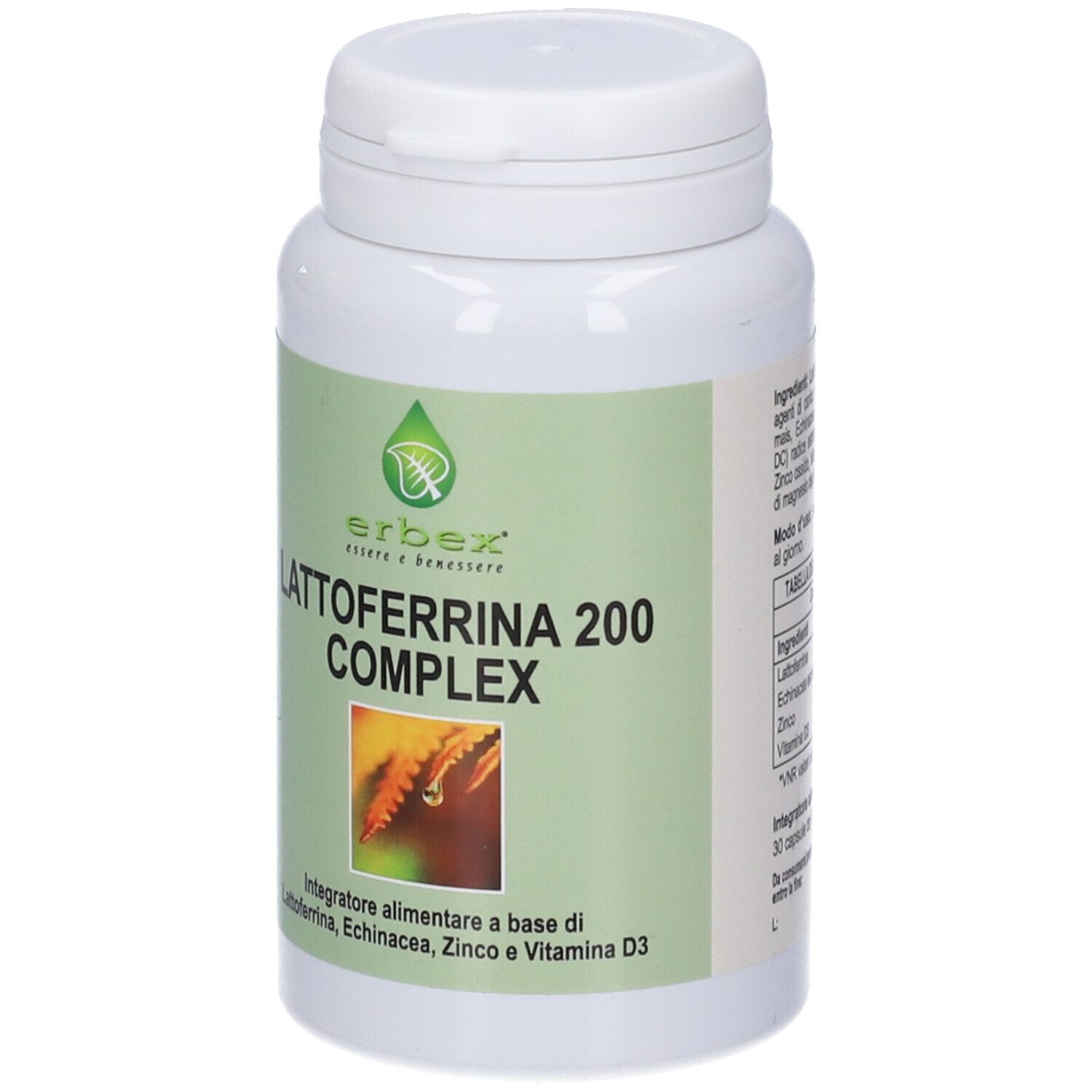 Erbex Lattoferrina 200 Complex Capsule