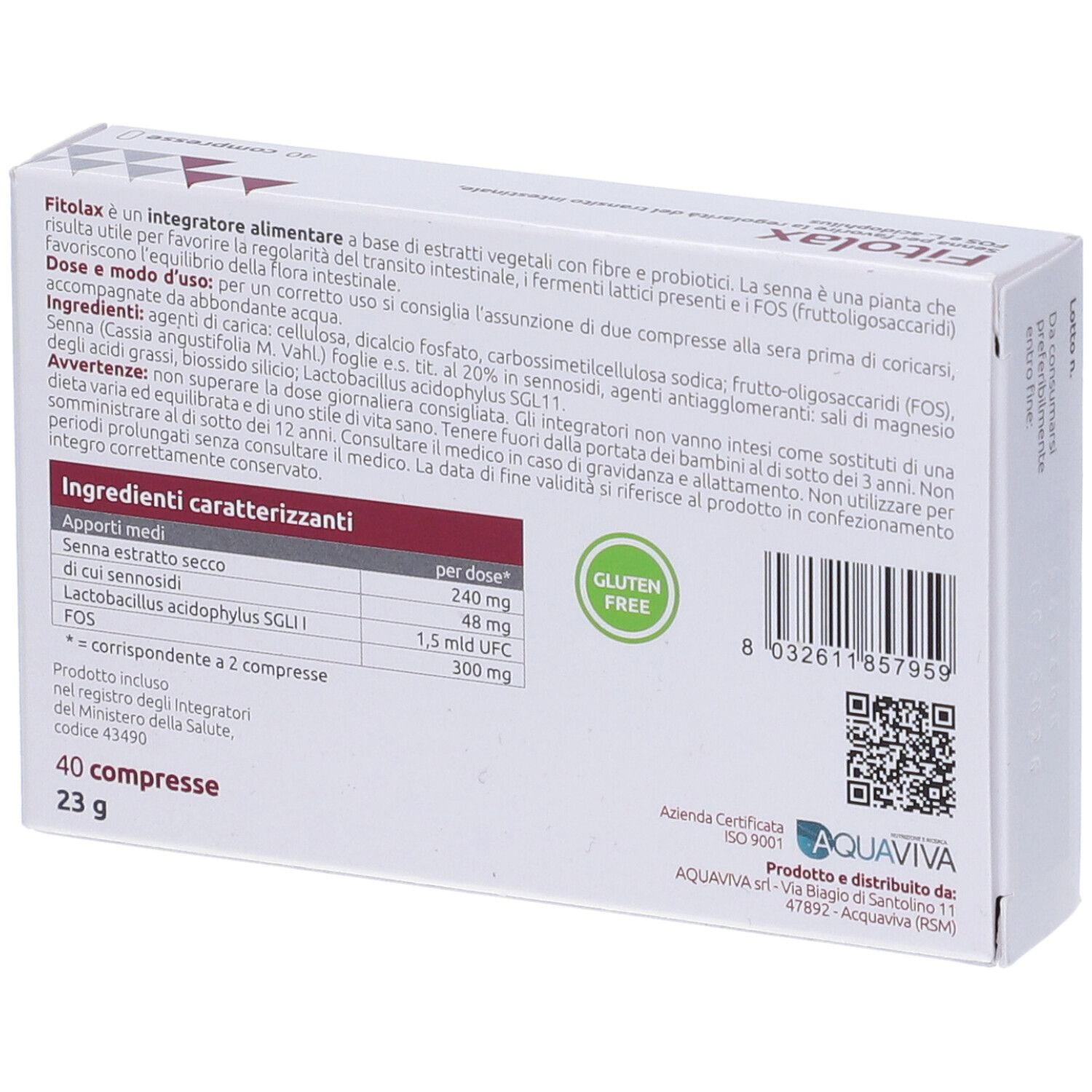 Fitolax 40 Compresse