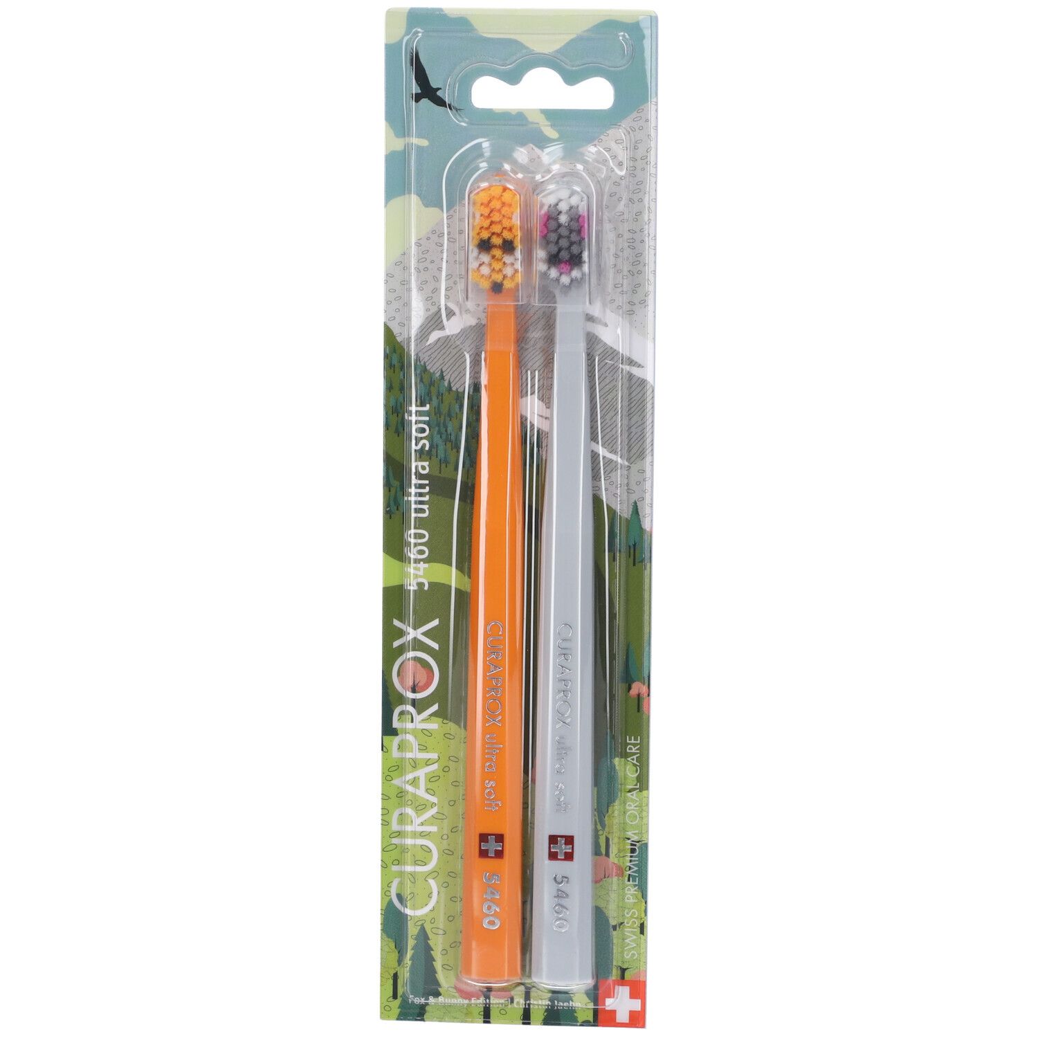 Curaprox Spazzolino Cs 5460 Fox And Bunny Edition