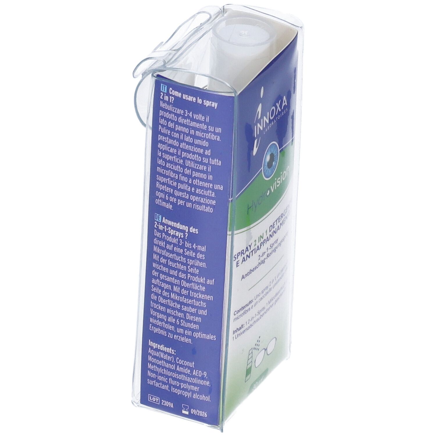 Innoxa Spray 2in1 Antiappanamento Occhiali