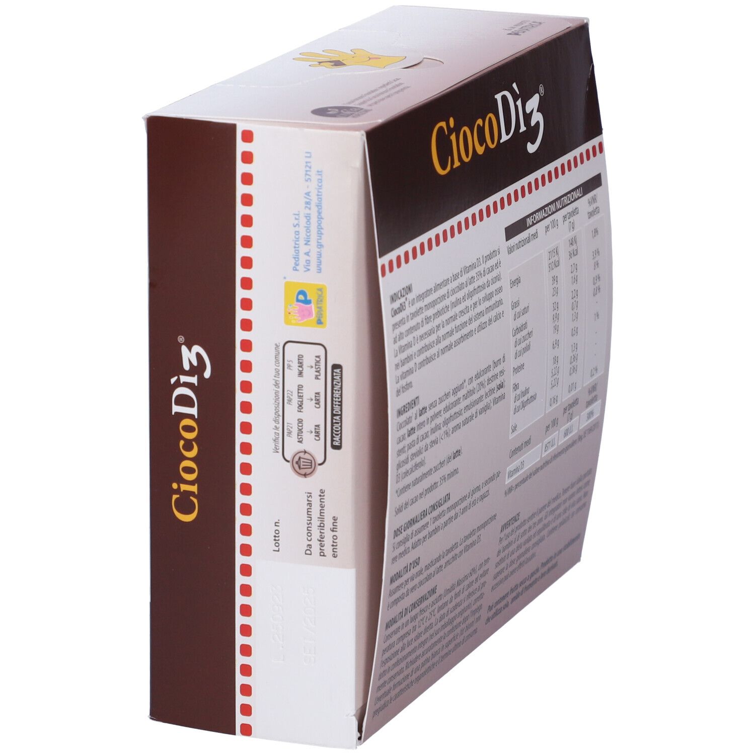 Ciocodi3 30 Tavolette Di Cioccolato