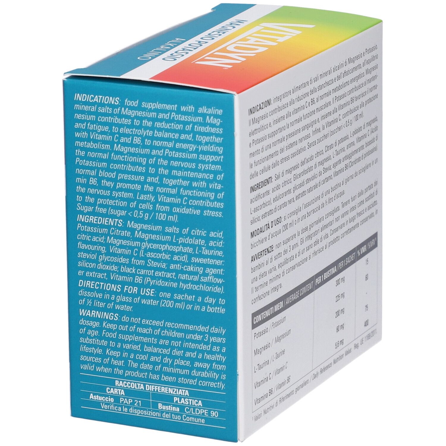 Vitadyn Magnesio Potassio Bustine