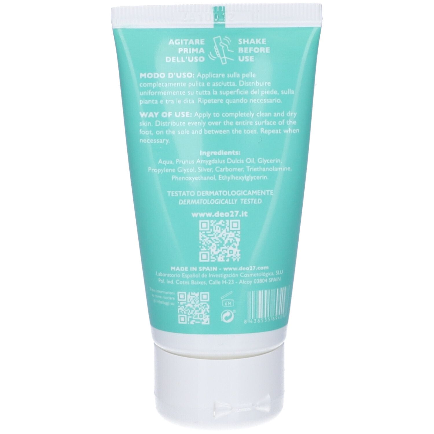Deo 2-7 Piedi Siero Prevenzione Odore 50 Ml