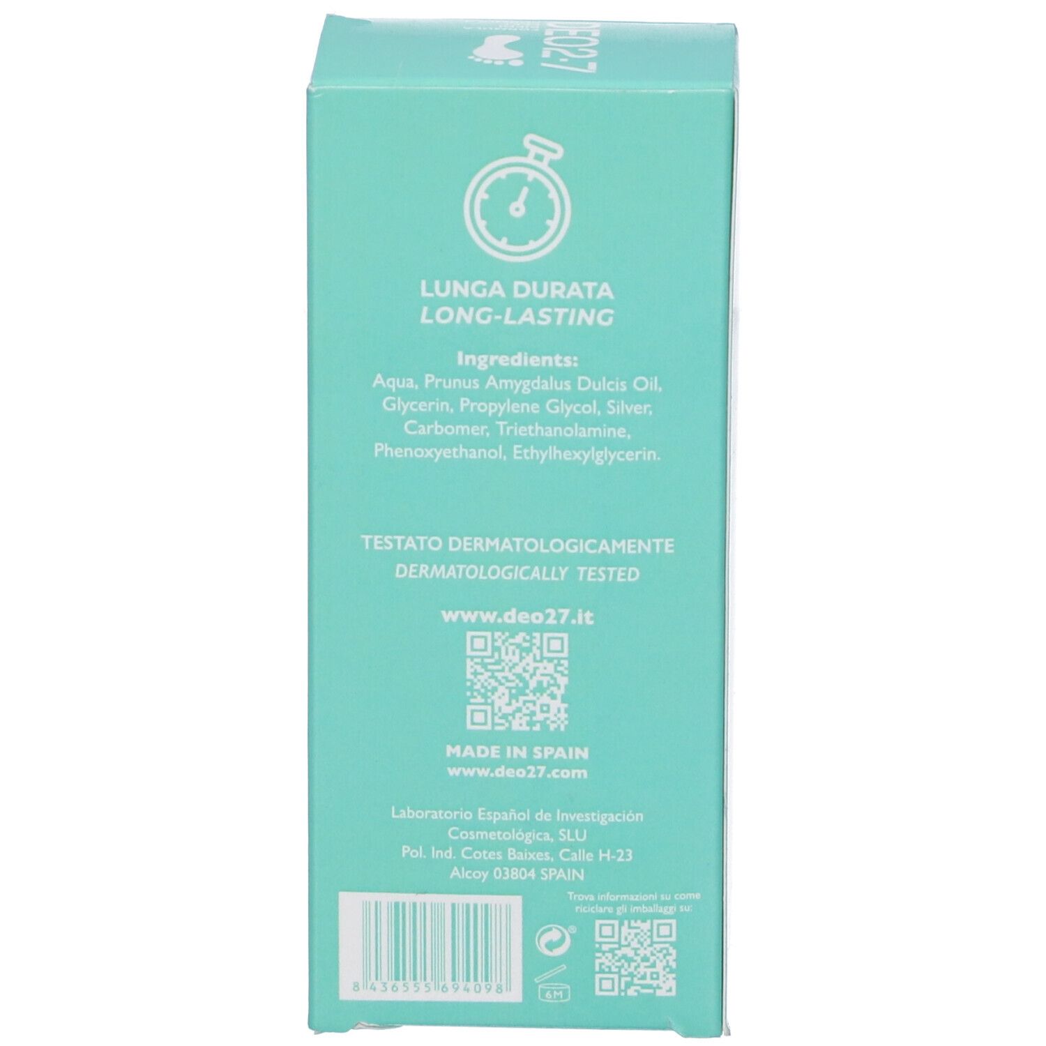 Deo 2-7 Piedi Siero Prevenzione Odore 50 Ml