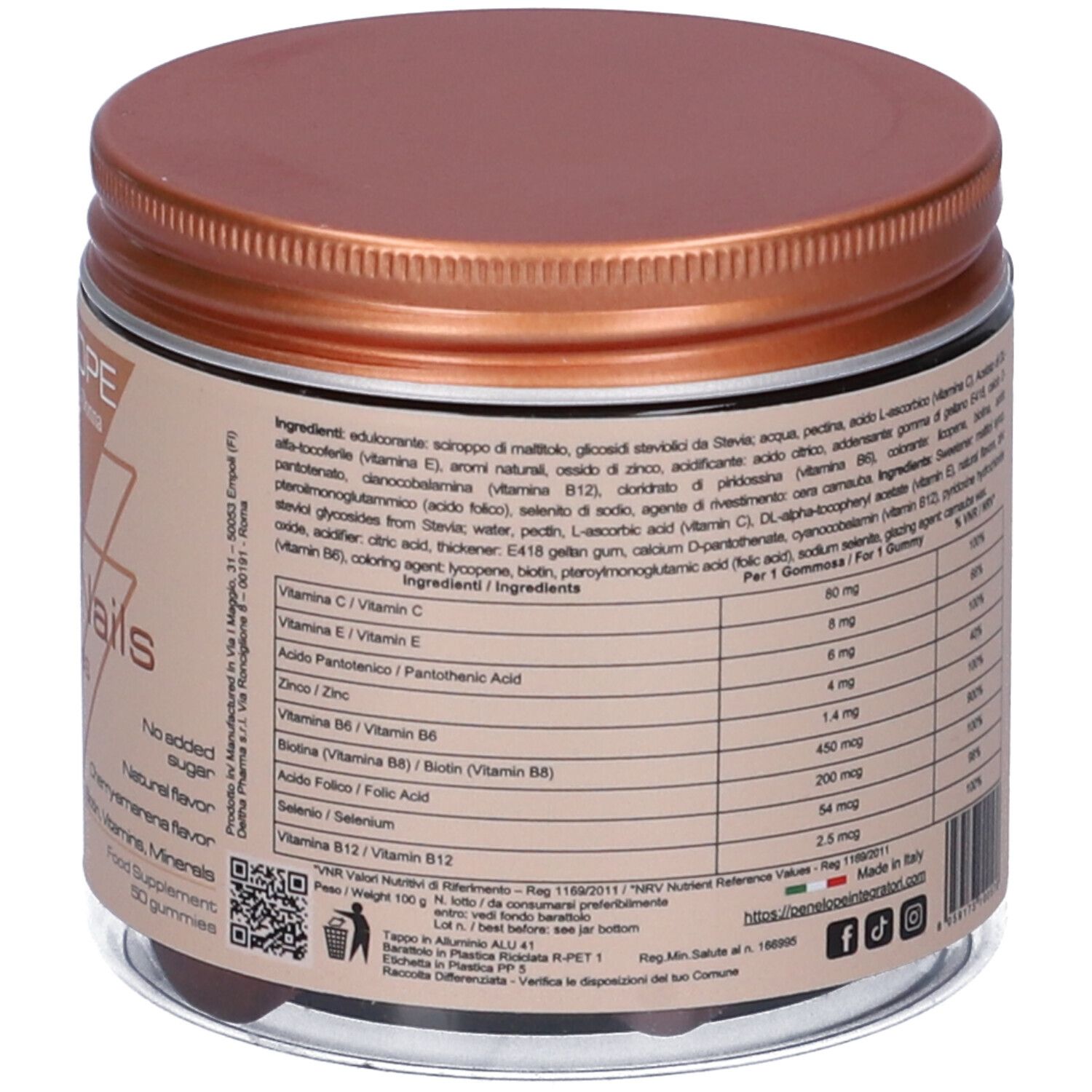 Deltha Pharma Penelope Gummies Hair & Nails