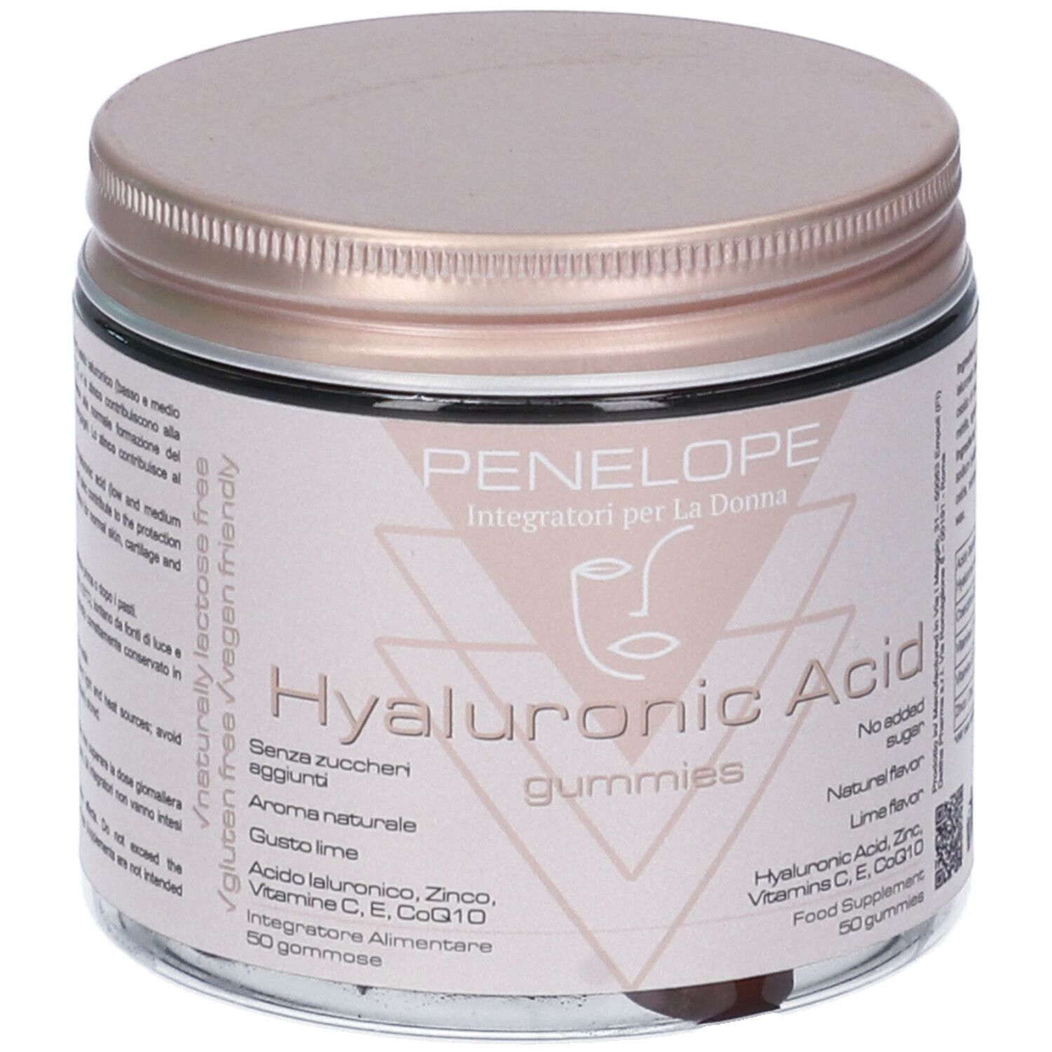 Deltha Pharma Penelope Gummies Hyaluronic Acid Caramelle