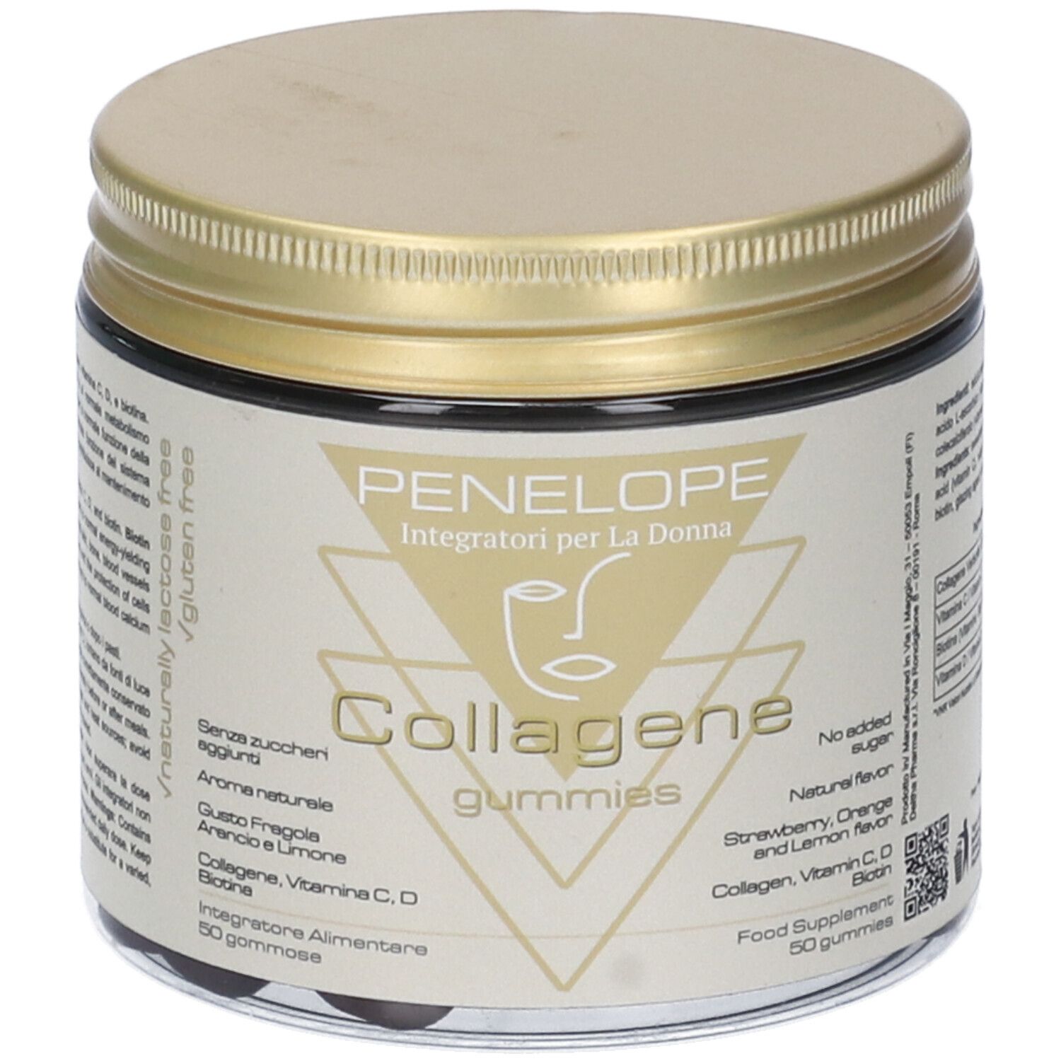 Deltha Pharma Penelope Gummies Collagene Caramelle
