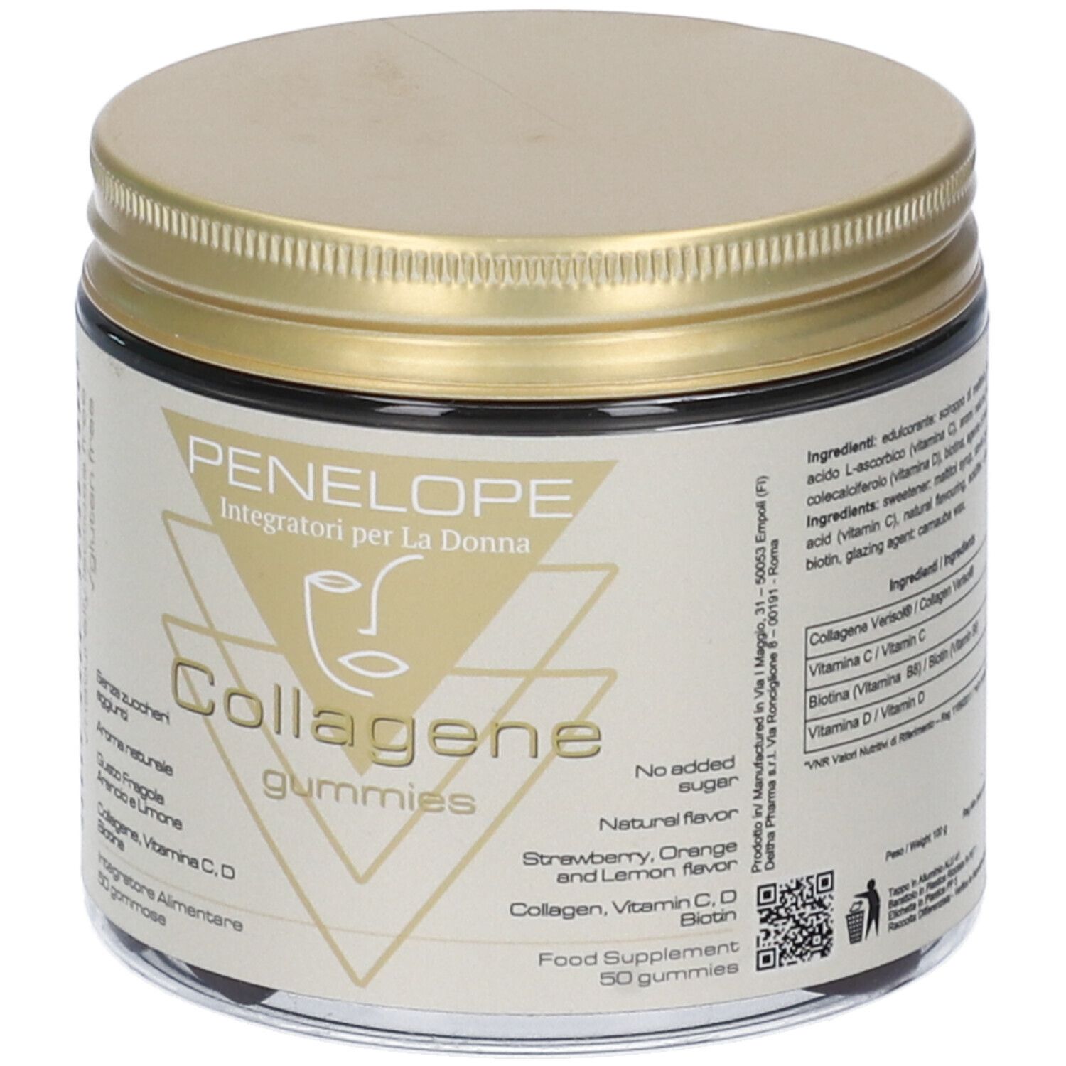 Deltha Pharma Penelope Gummies Collagene Caramelle