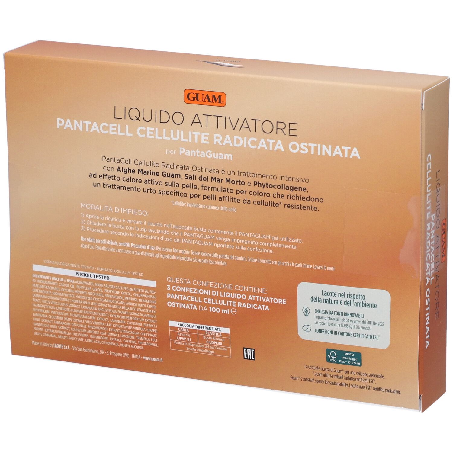 Guam Pantacell Cellul Radicata 3 Attivatori - risparmia il 10% con il codice: Guam10