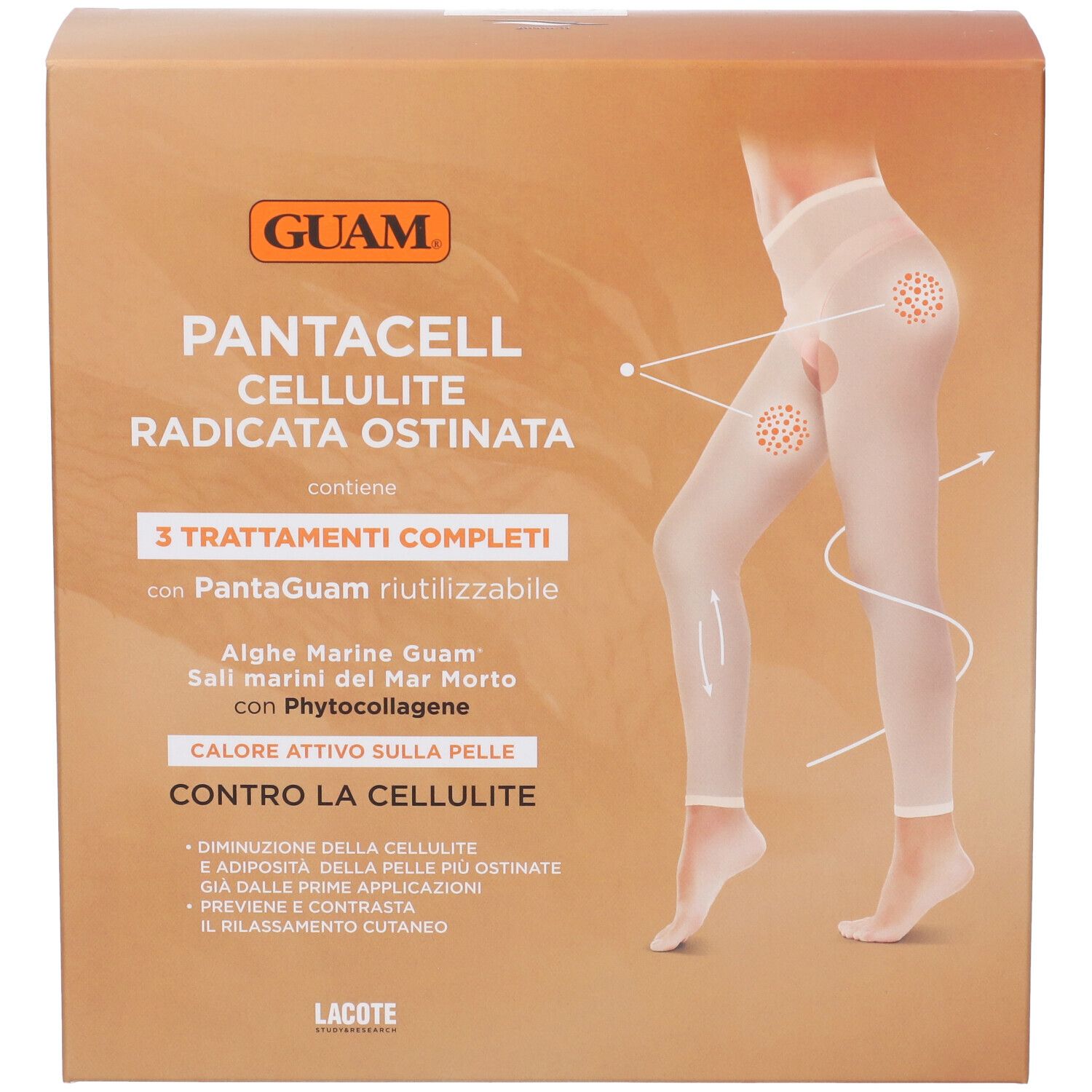 GUAM® Pantacell Cellul Radicata 3 Pezzi + Pantalone Saunetta