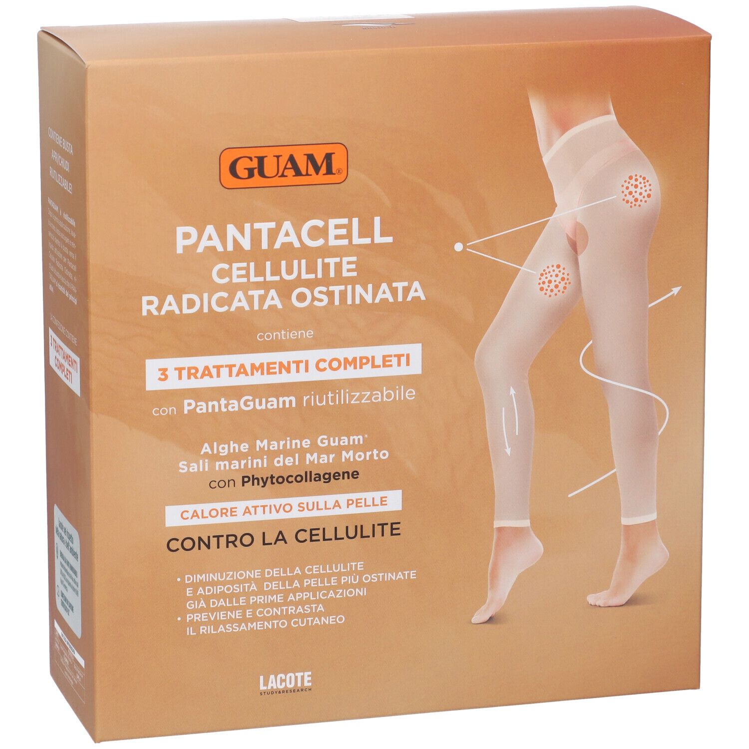 GUAM® Pantacell Cellul Radicata 3 Pezzi + Pantalone Saunetta