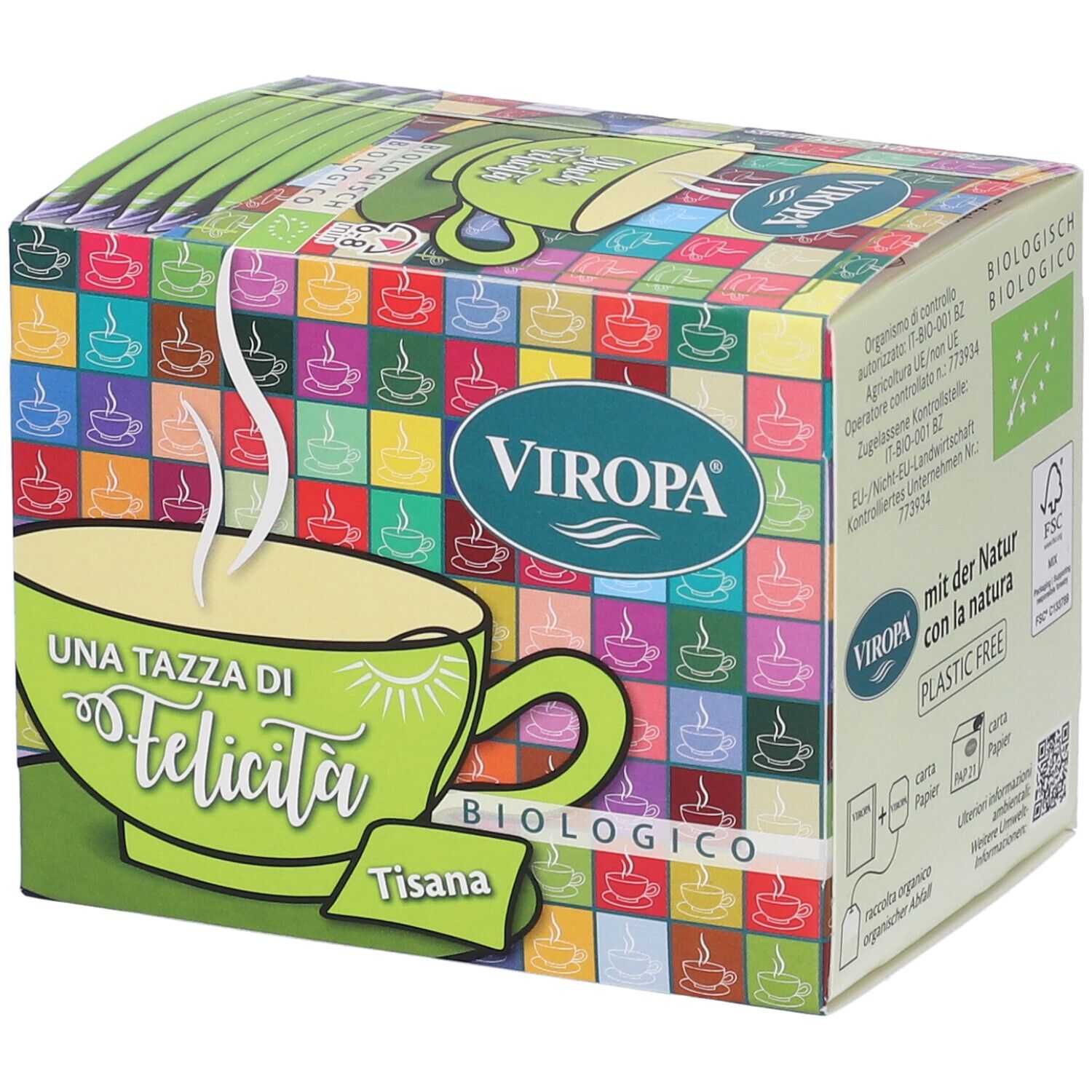 Viropa Una Tazza Di Felicita' Bio Tisana Filtri
