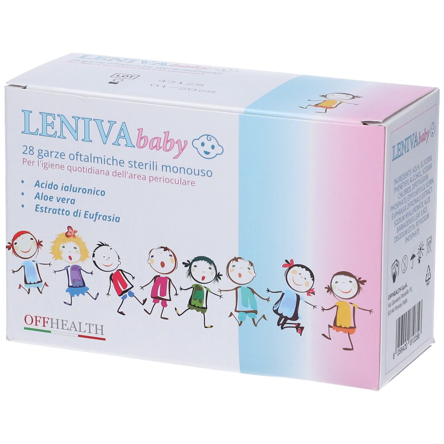 Leniva Baby Garze Oculari Sterili
