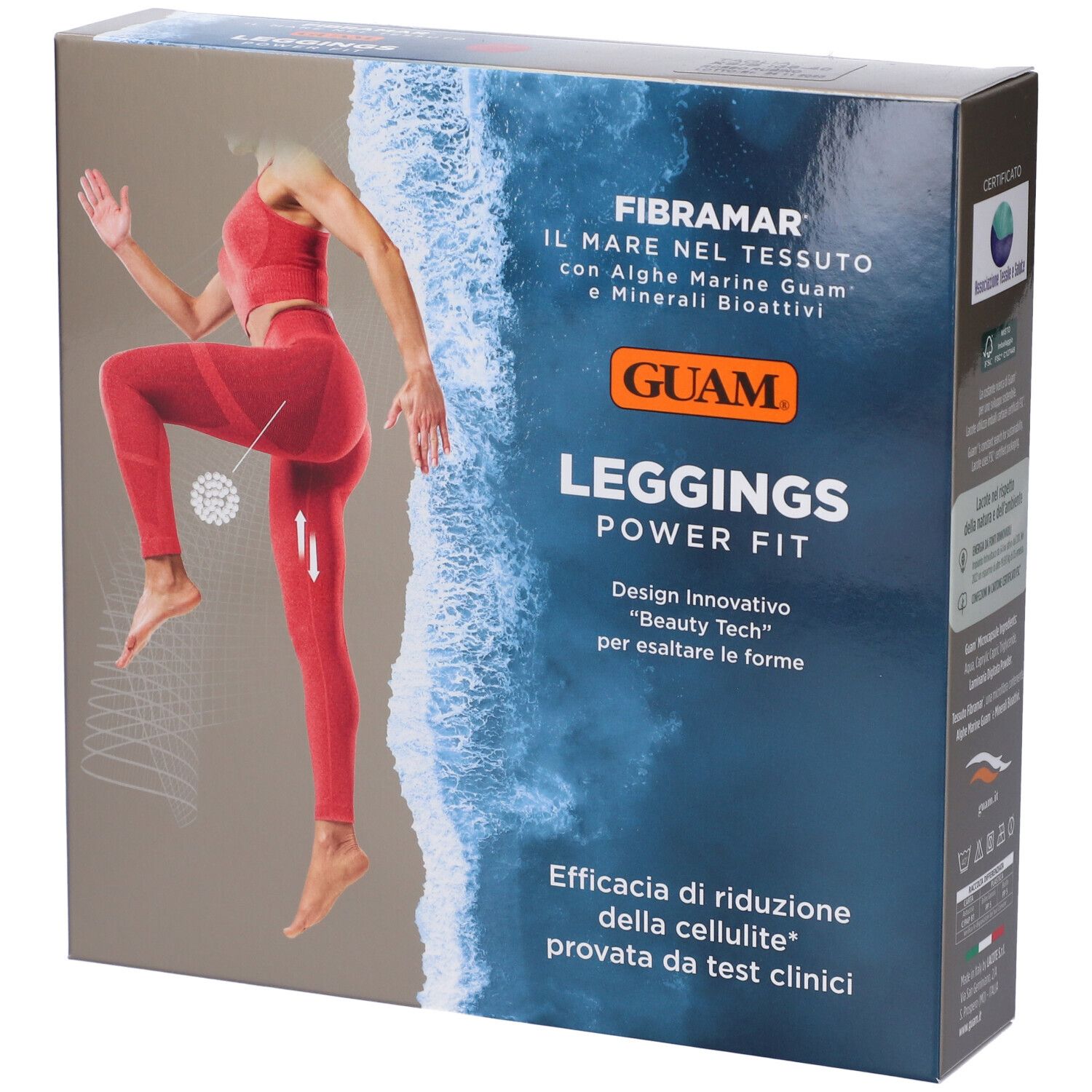 Guam Leggings Power Fit Rosso XS/S