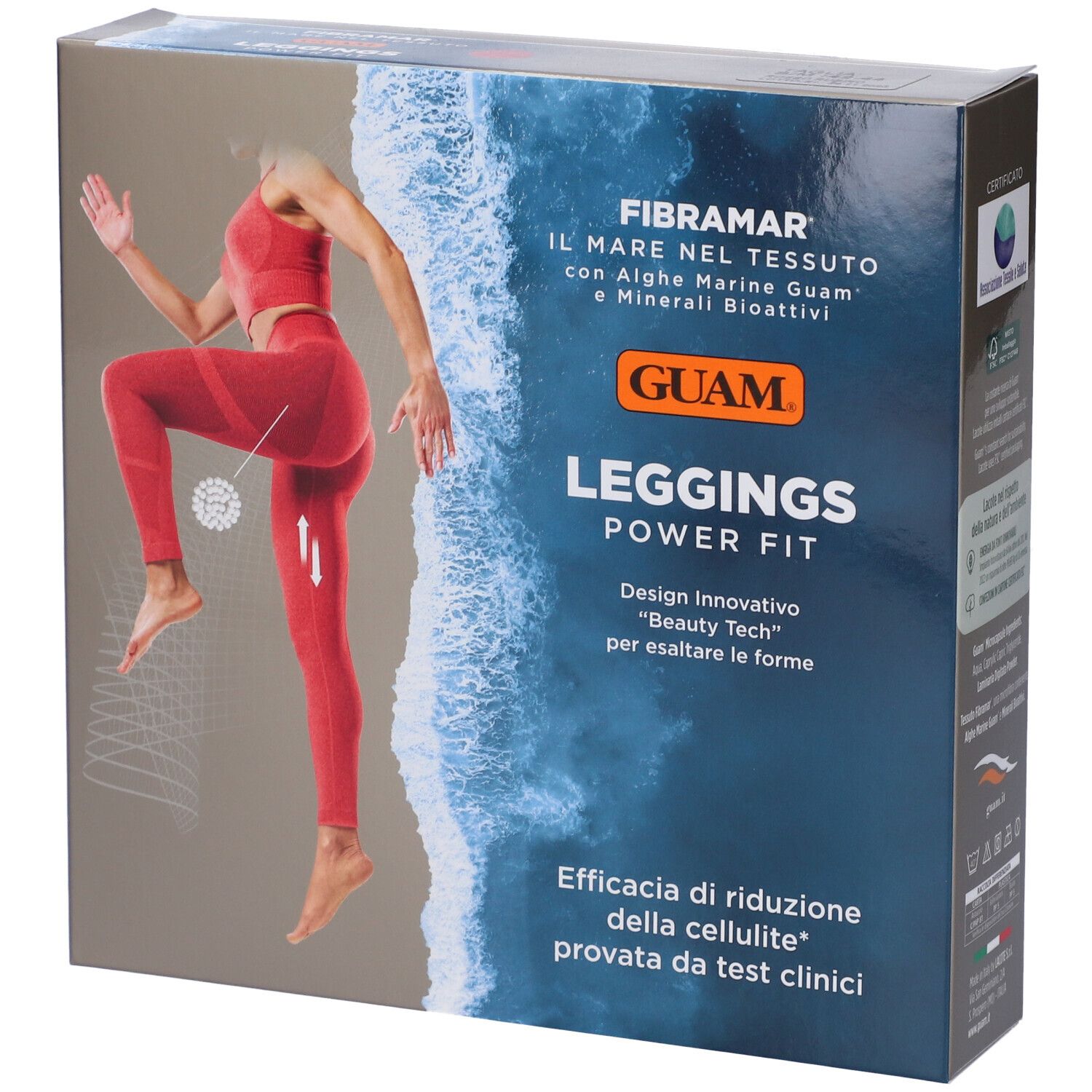 Guam Leggings Power Fit Rosso S/M