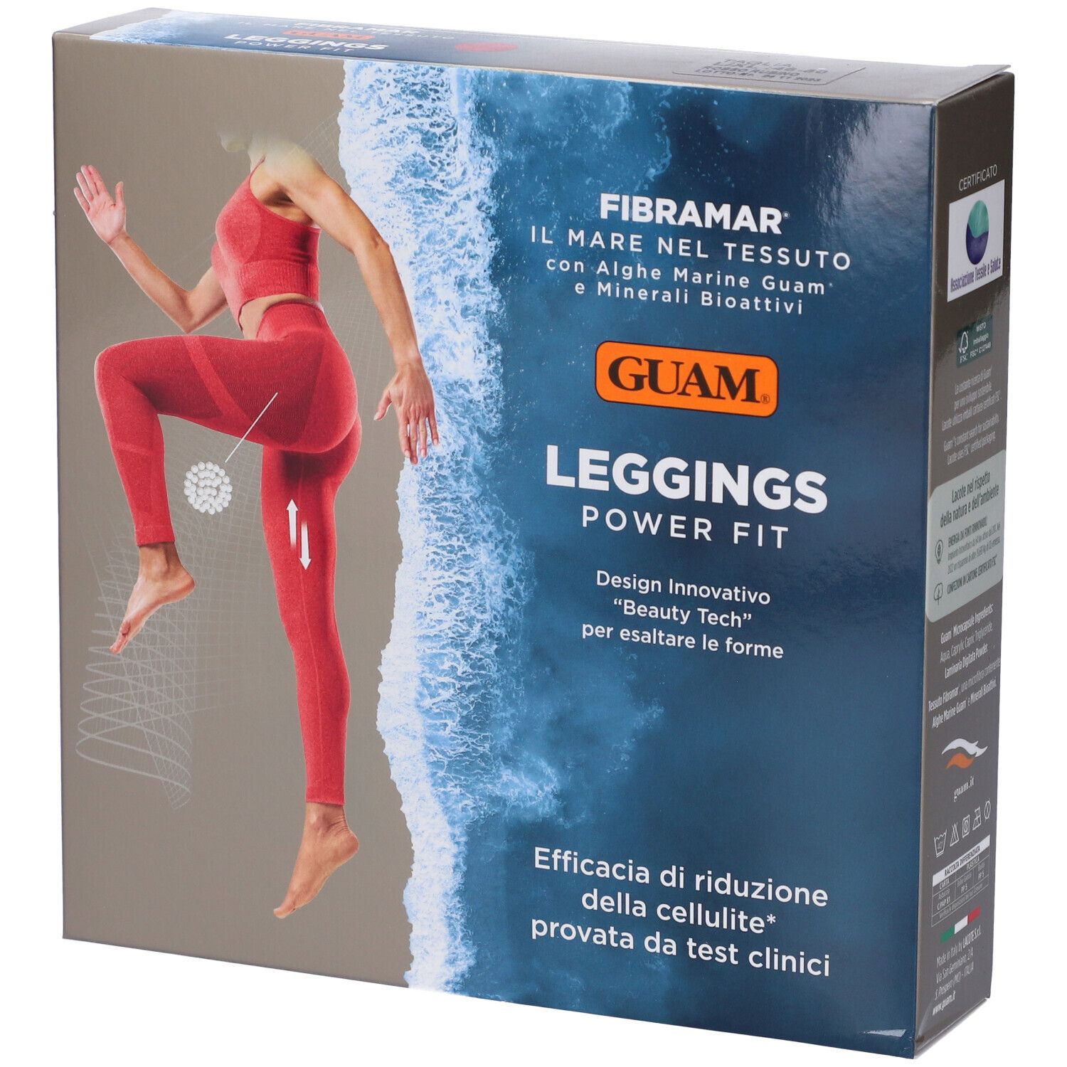 Guam Leggings Power Fit Rosso L/XL - risparmia il 10% con il codice: Guam10