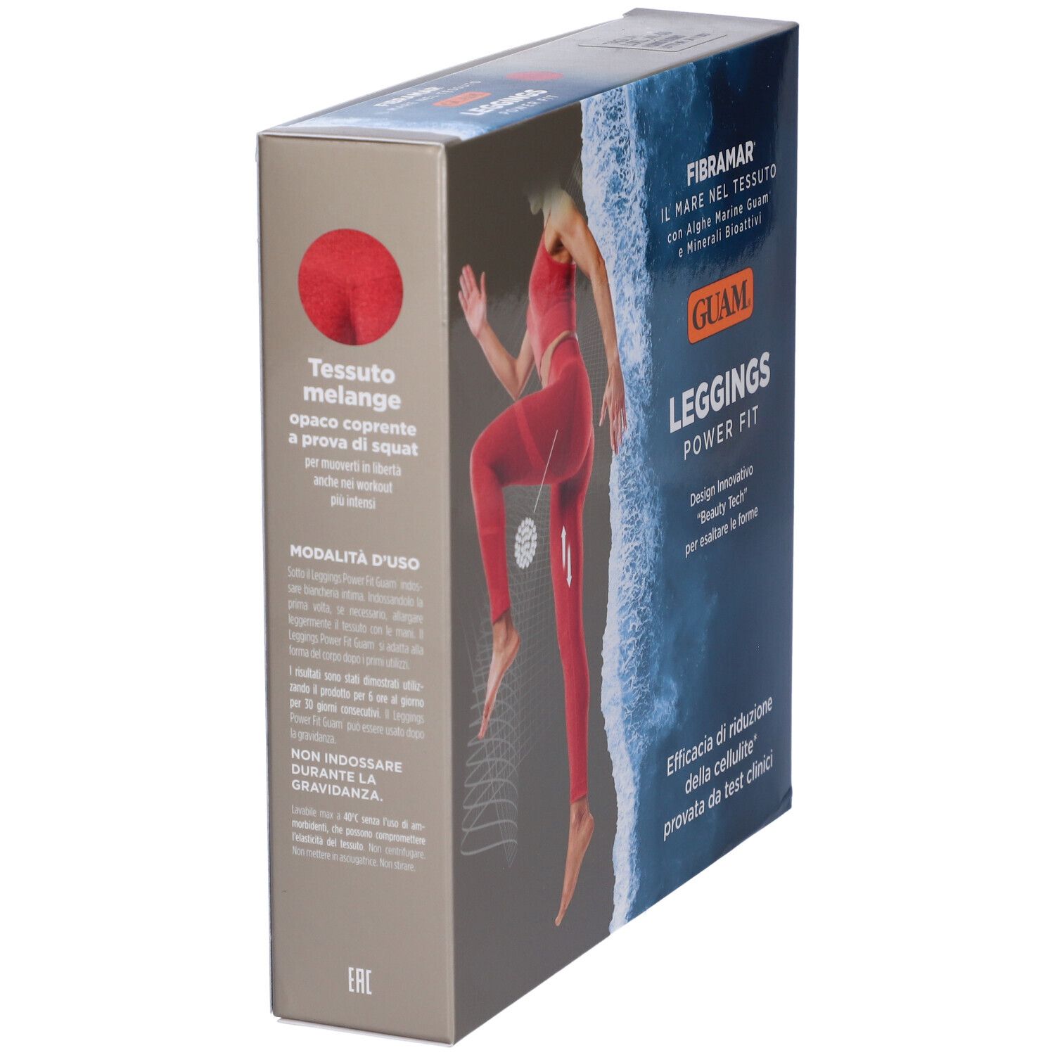 Guam Leggings Power Fit Rosso L/XL - risparmia il 10% con il codice: Guam10